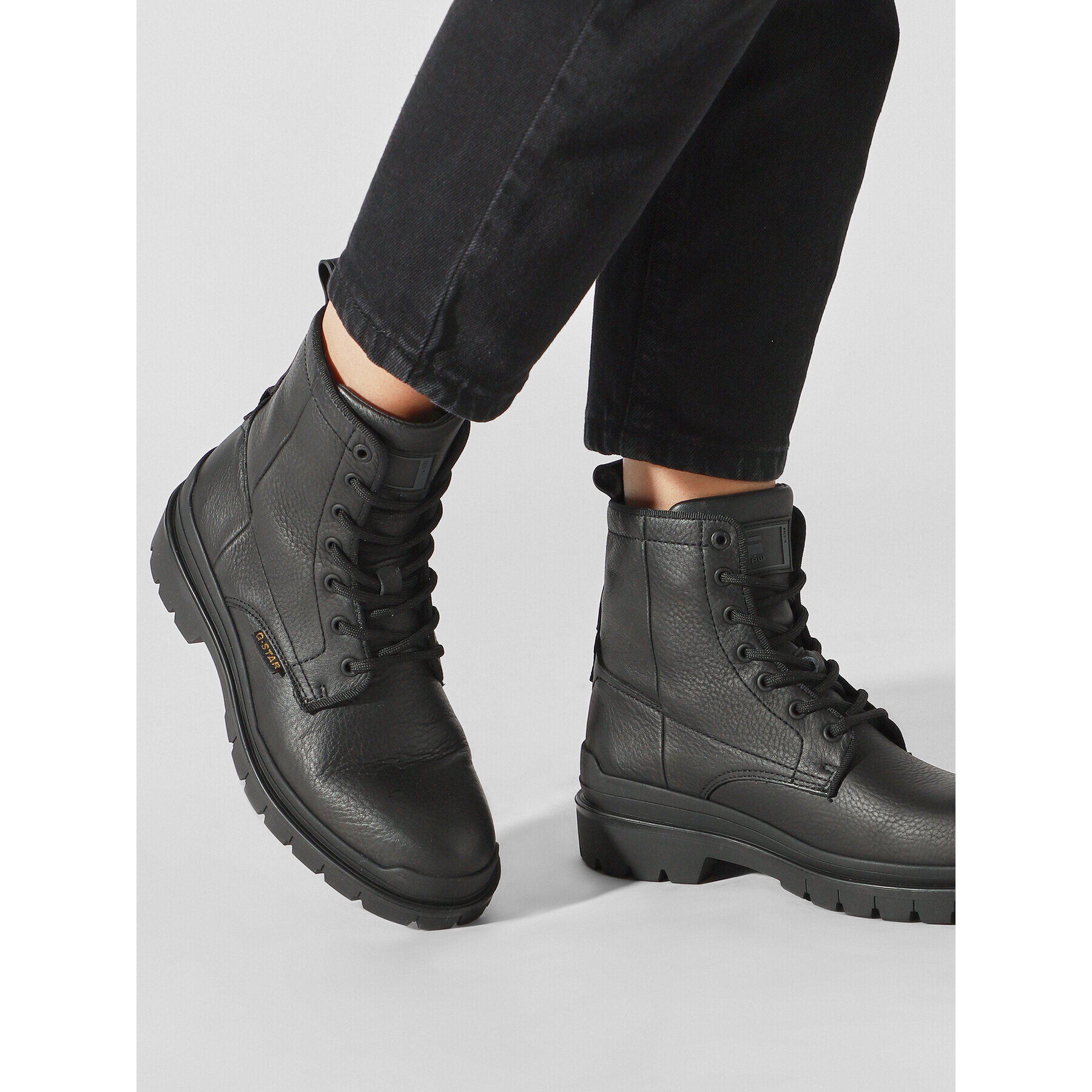 G-Star Raw Боти Blake Hgh Tmb W 2241 043809 Черен - Pepit.bg