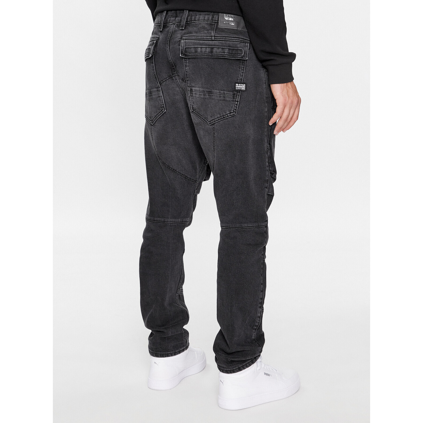 G-Star Raw Дънки 3D D23972-B479-G108 Черен Tapered Fit - Pepit.bg