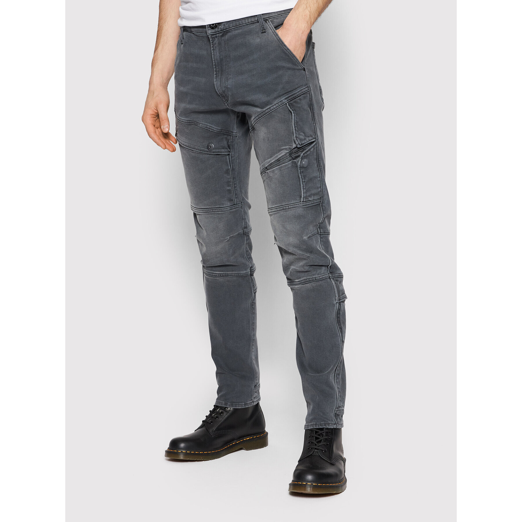 G-Star Raw Дънки Airblaze 3D D16129-C910-C778 Сив Skinny Fit - Pepit.bg