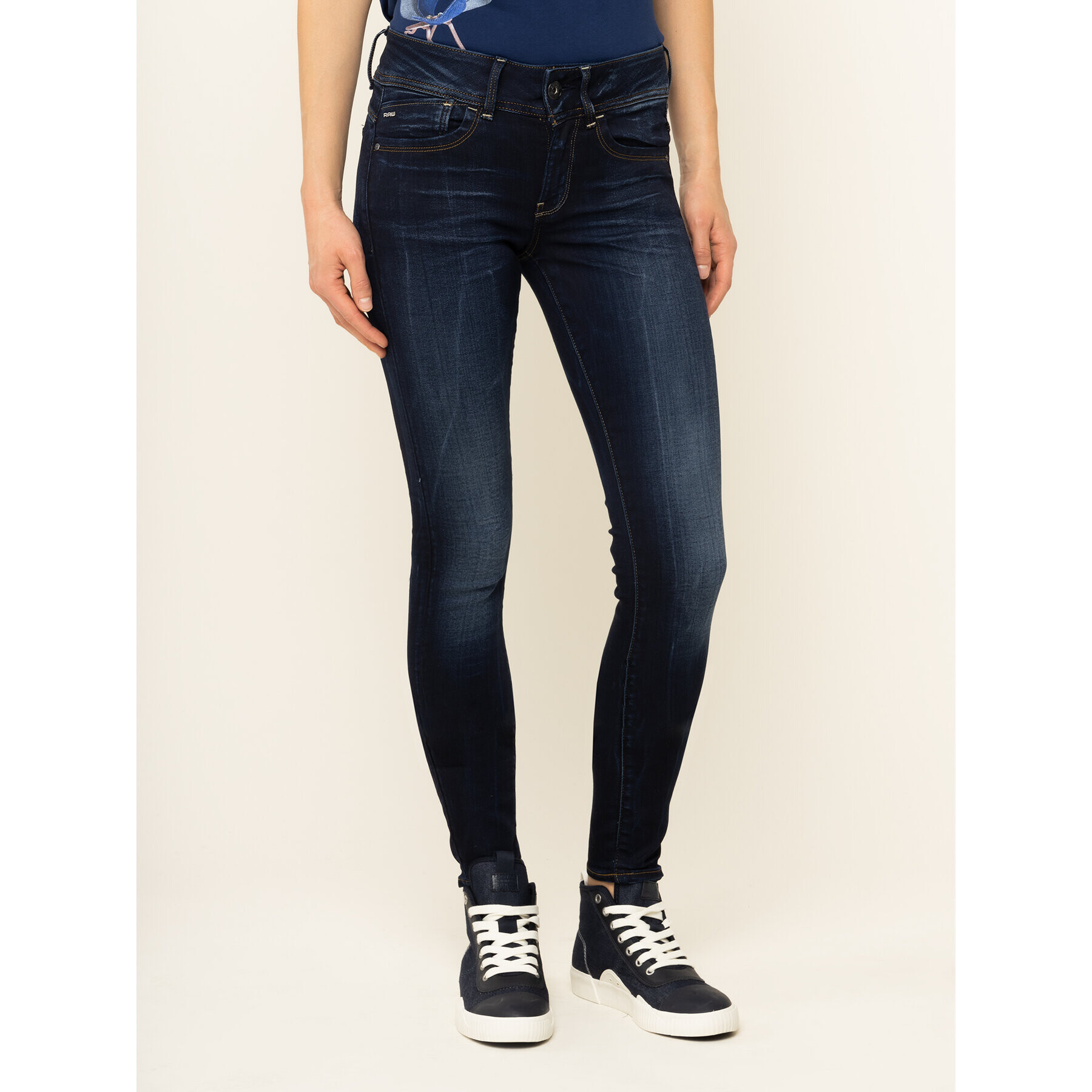 G-Star Raw Дънки D06746-5245-A889 Тъмносин Skinny Fit - Pepit.bg