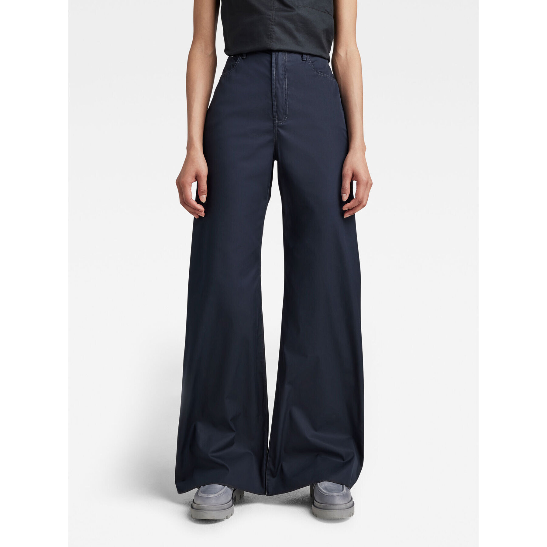 G-Star Raw Дънки D22591-D194-C742 Тъмносин Wide Leg - Pepit.bg