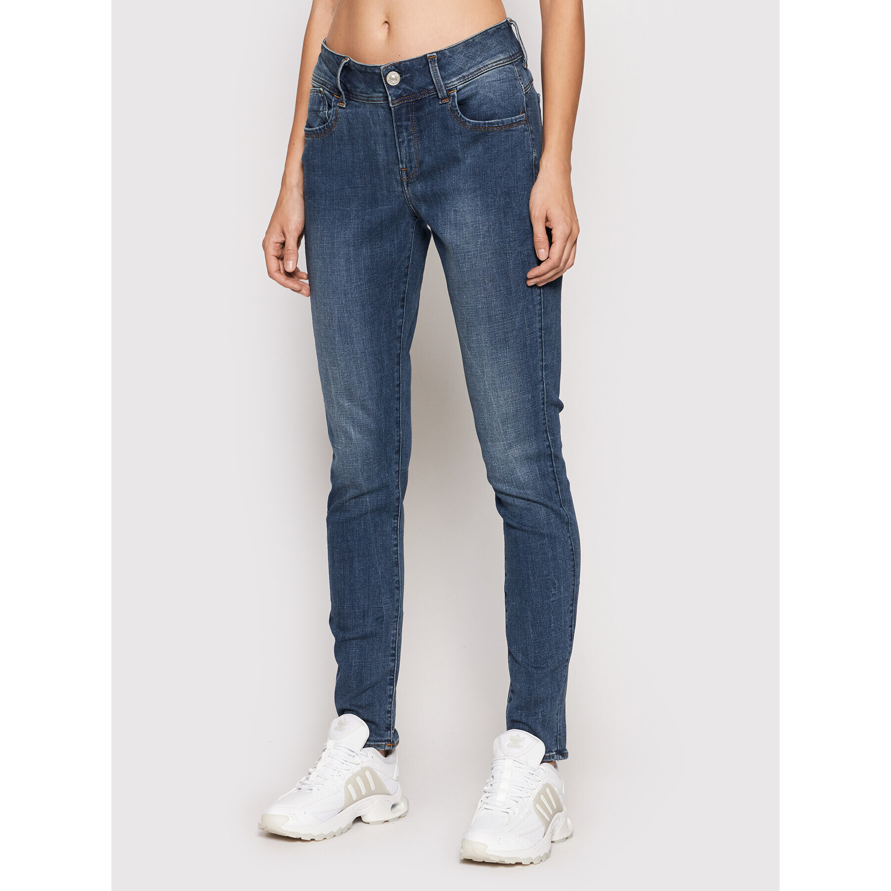 G-Star Raw Дънки Lynn D06333-9136-071 Тъмносин Super Skinny Fit - Pepit.bg