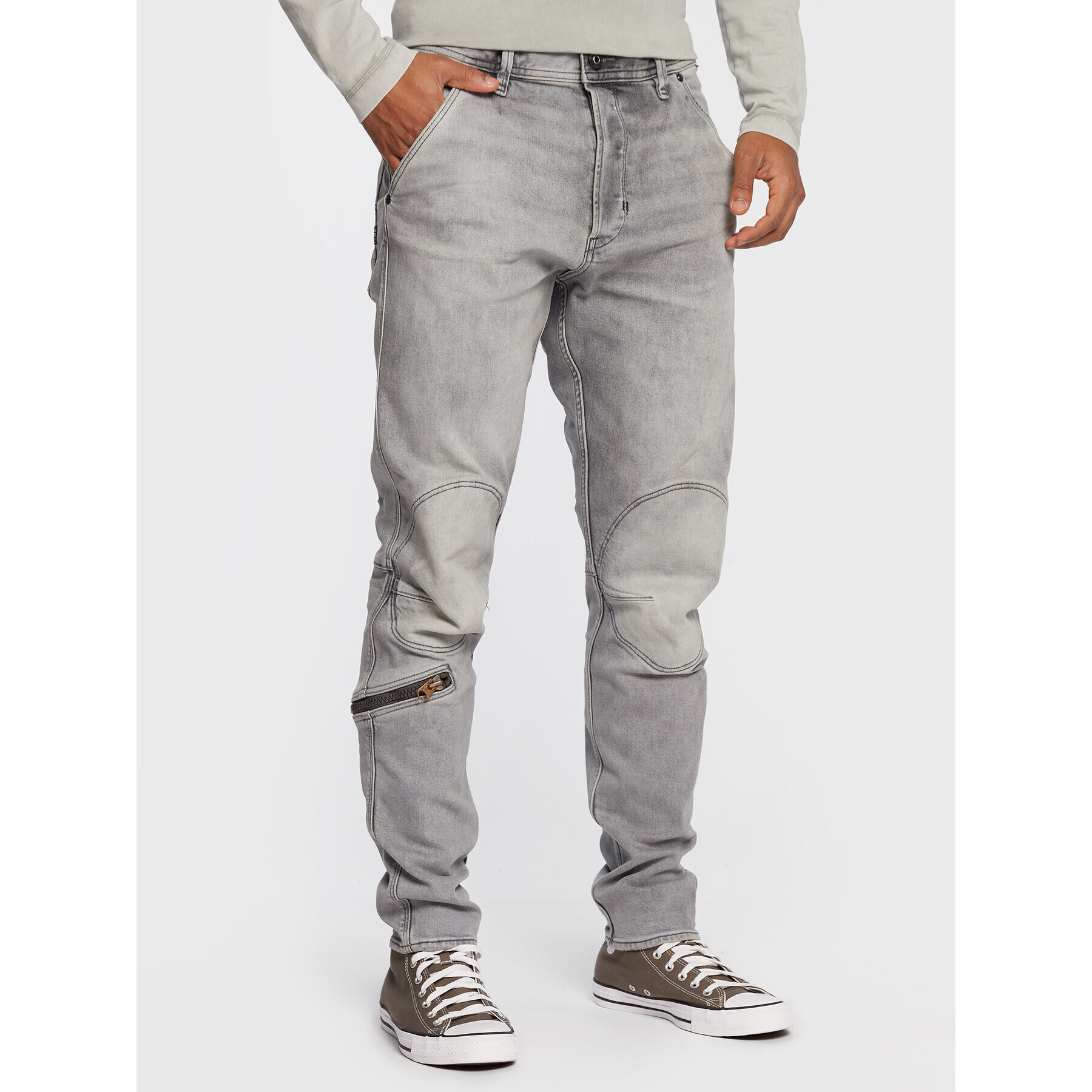 G-Star Raw Дънки Pilot D20505-C293-C464 Сив Slim Fit - Pepit.bg