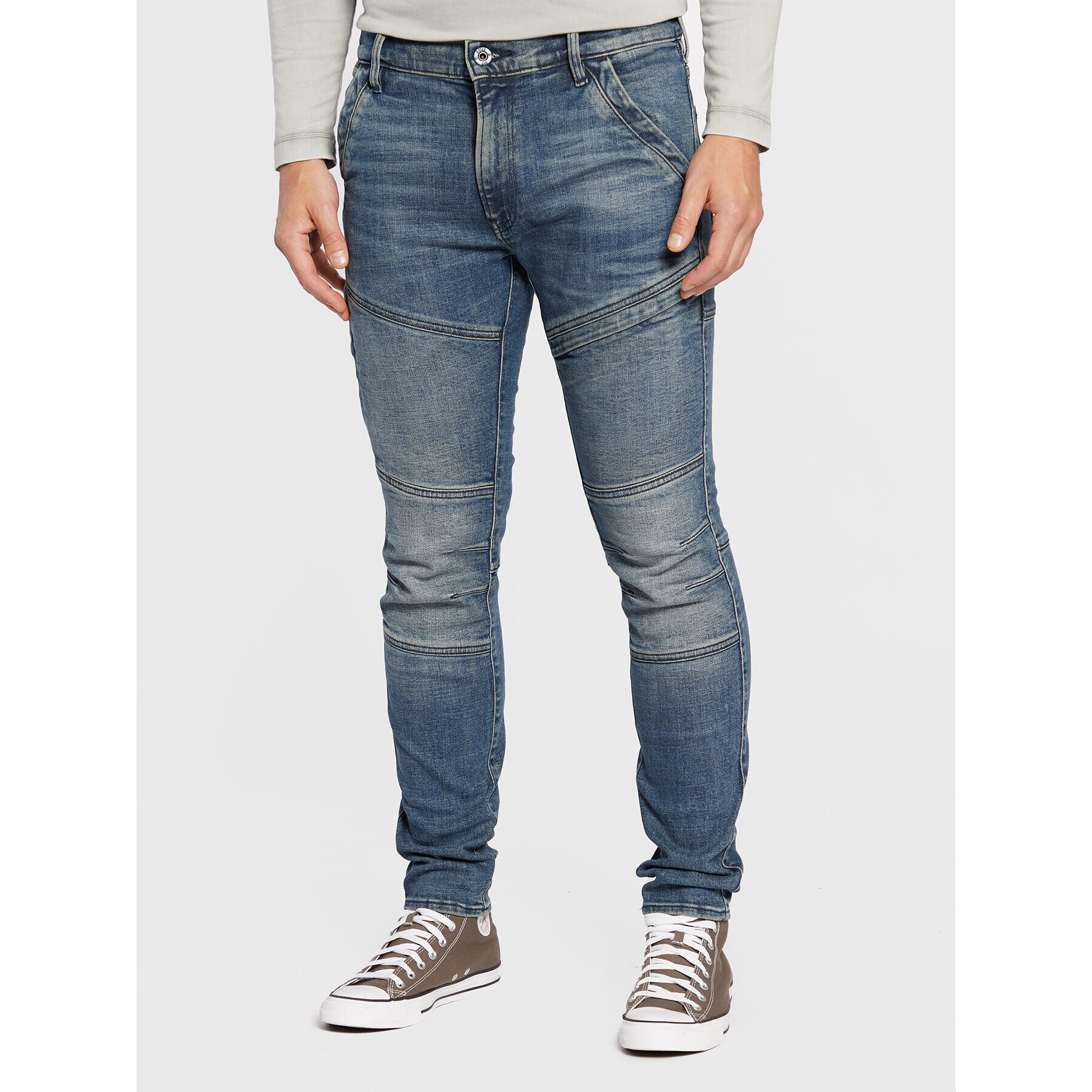 G-Star Raw Дънки Rackam 3D D06763-C051-C606 Син Skinny Fit - Pepit.bg