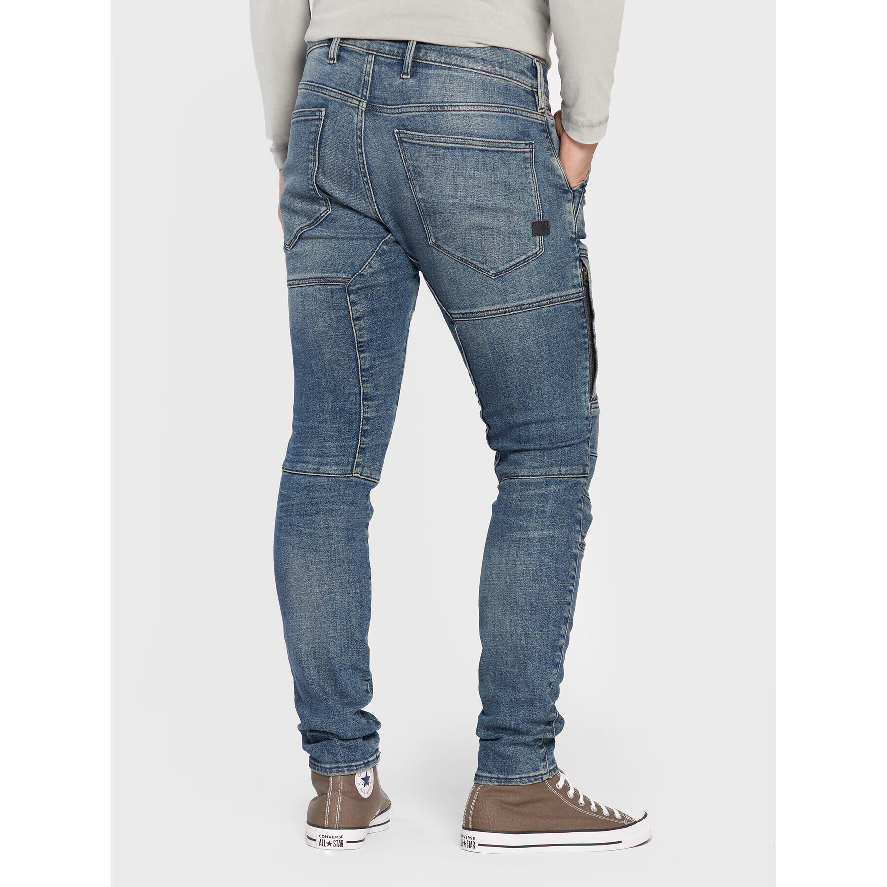 G-Star Raw Дънки Rackam 3D D06763-C051-C606 Син Skinny Fit - Pepit.bg