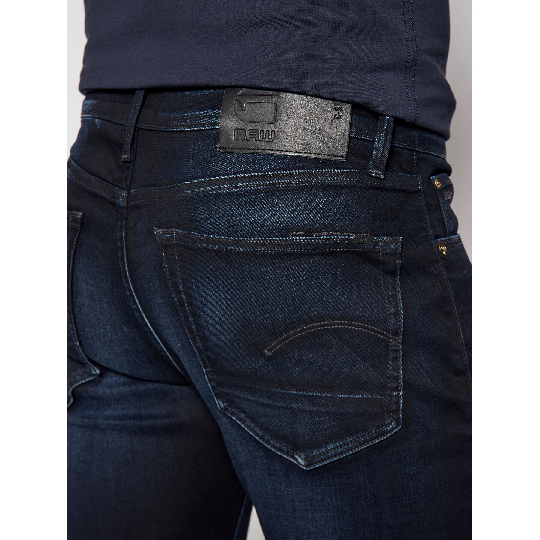 G-Star Raw Дънки тип Slim Fit 3301 51001-5245-89 Тъмносин Slim Fit - Pepit.bg