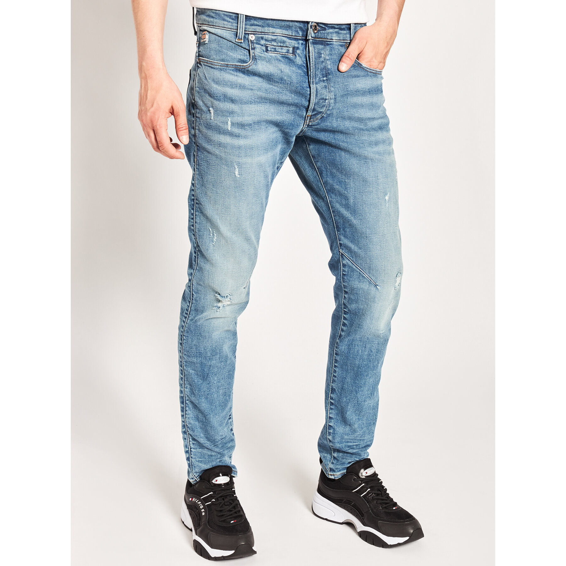 G-Star Raw Дънки тип Slim Fit D-Staq D06761-C051-B147 Син Slim Fit - Pepit.bg