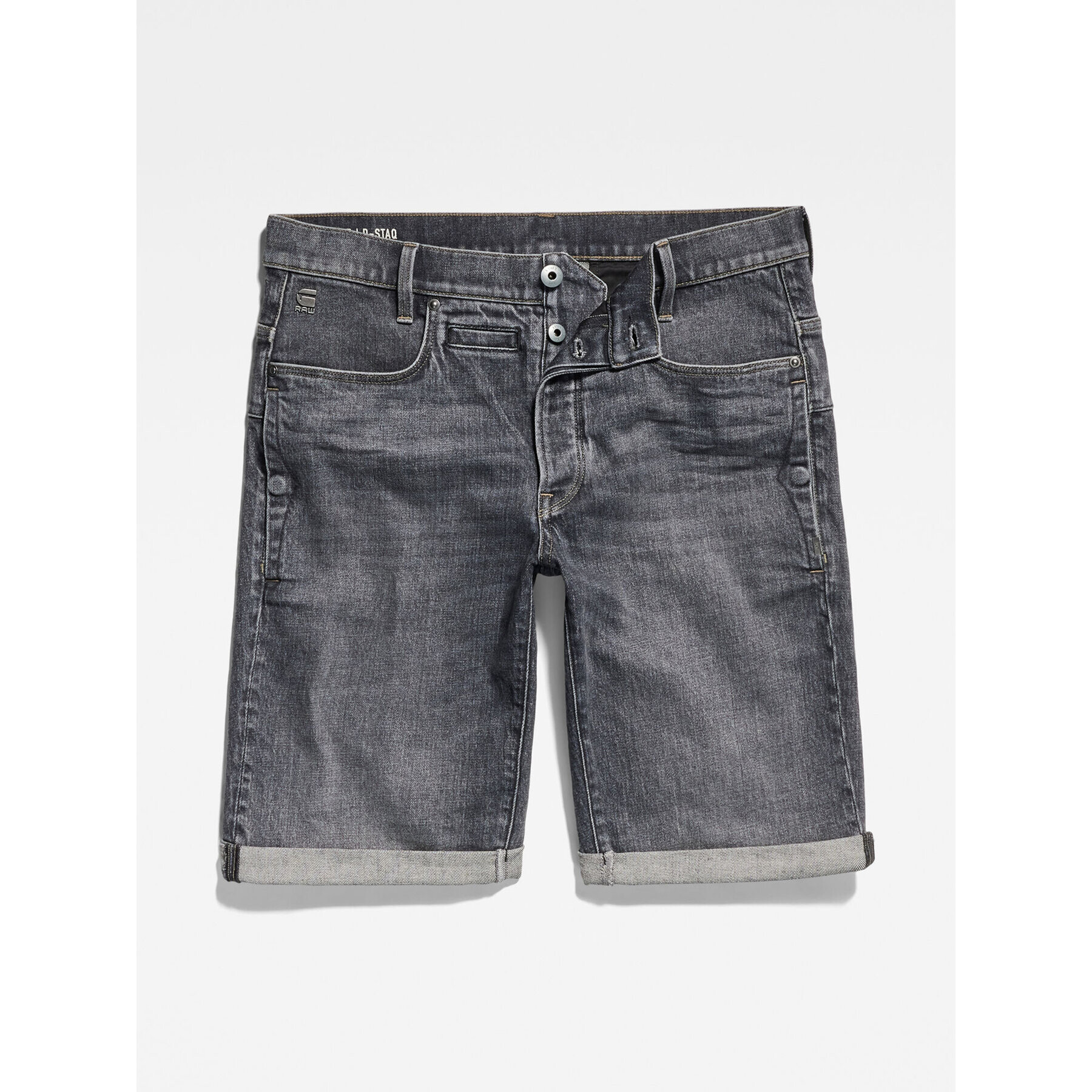G-Star Raw Дънкови шорти D10064-D324-D908 Сив Slim Fit - Pepit.bg