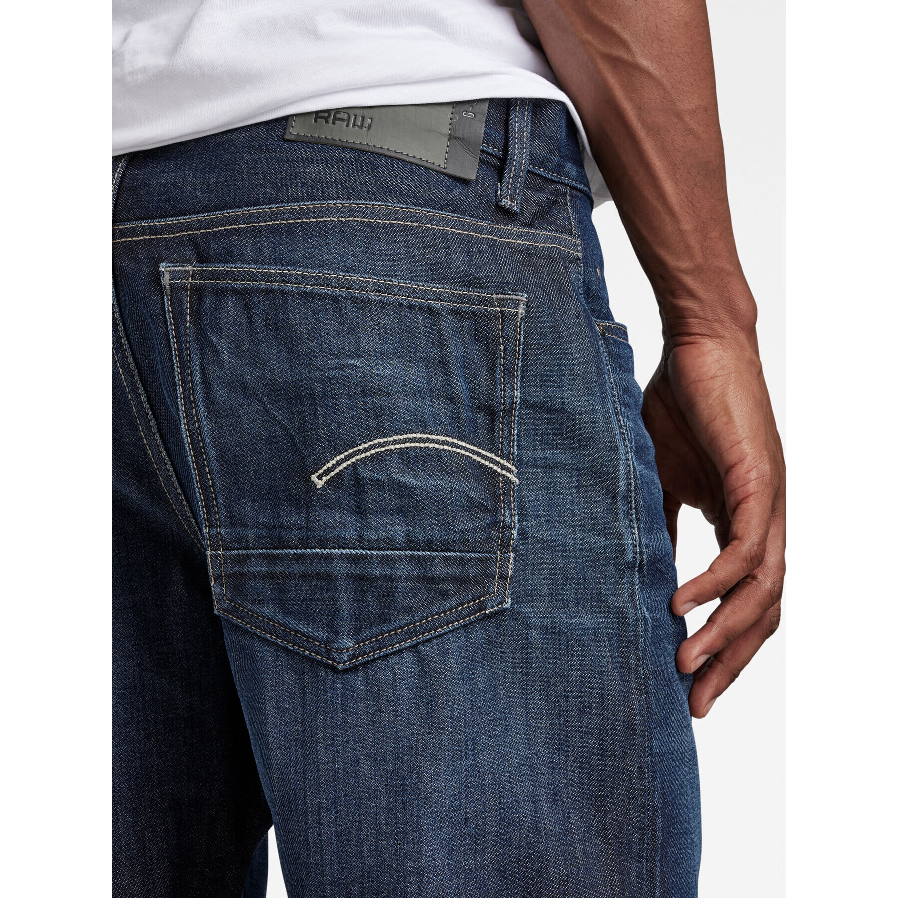 G-Star Raw Дънкови шорти D20776-B988-D350 Тъмносин Regular Fit - Pepit.bg