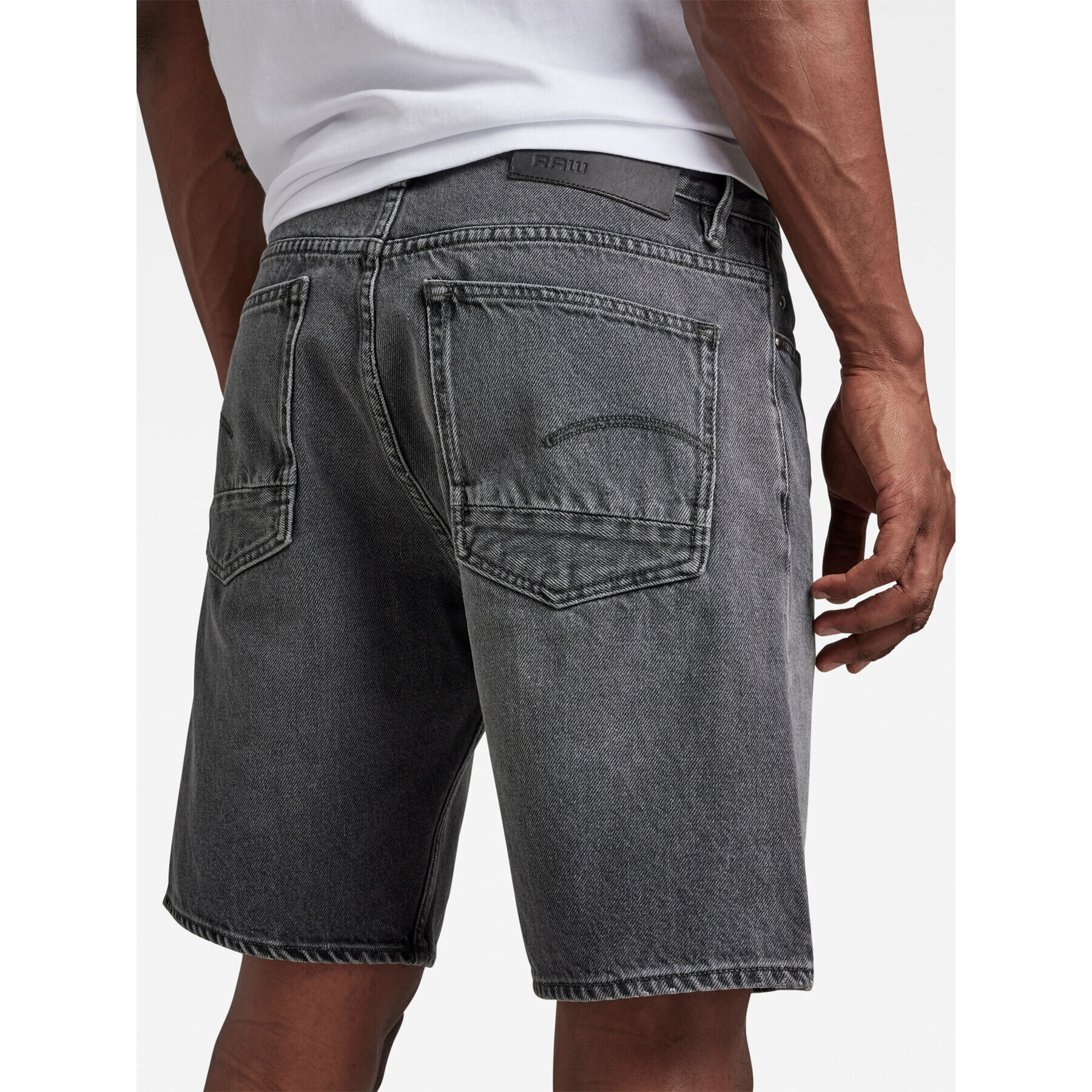 G-Star Raw Дънкови шорти D20776-D291-C778 Сив Regular Fit - Pepit.bg