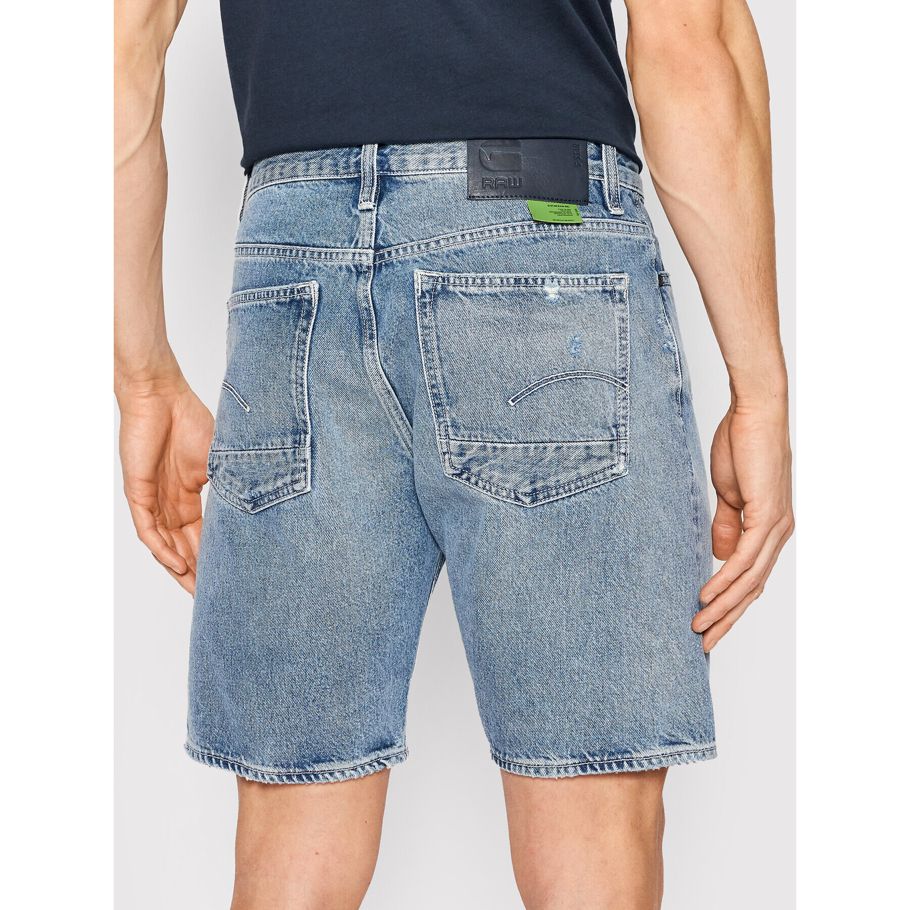 G-Star Raw Дънкови шорти Guard D20776-C967-C948 Син Regular Fit - Pepit.bg