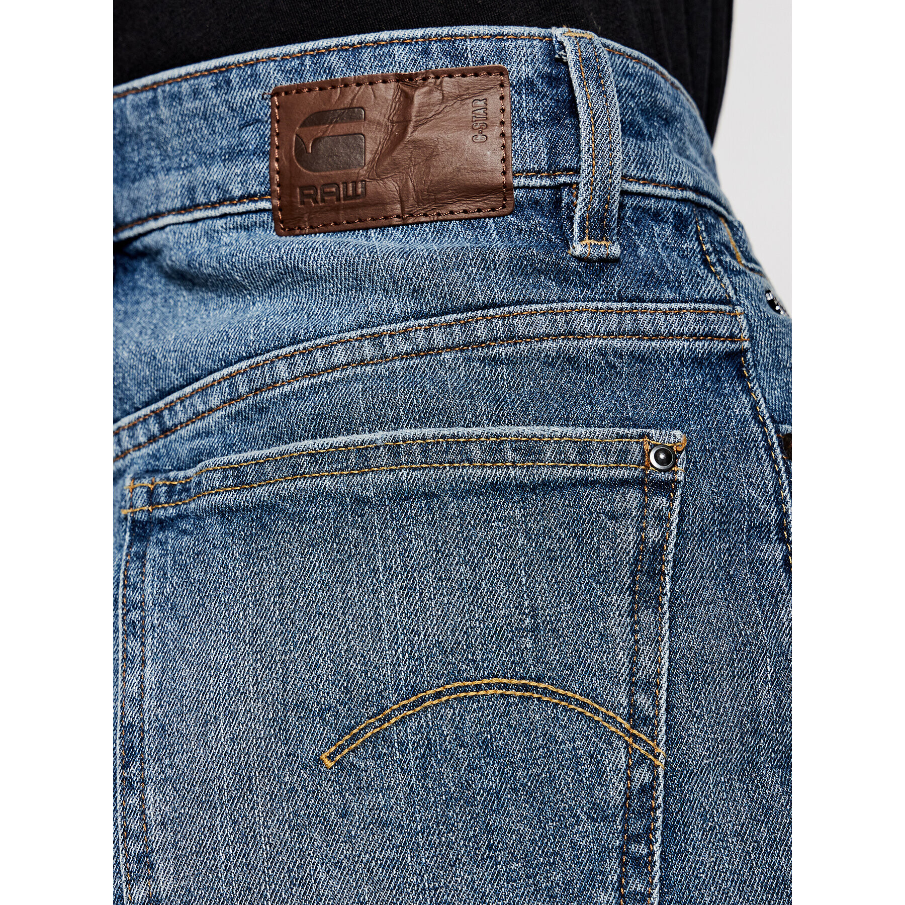 G-Star Raw Дънкови шорти Tedie D19143-C529-C289 Син Regular Fit - Pepit.bg