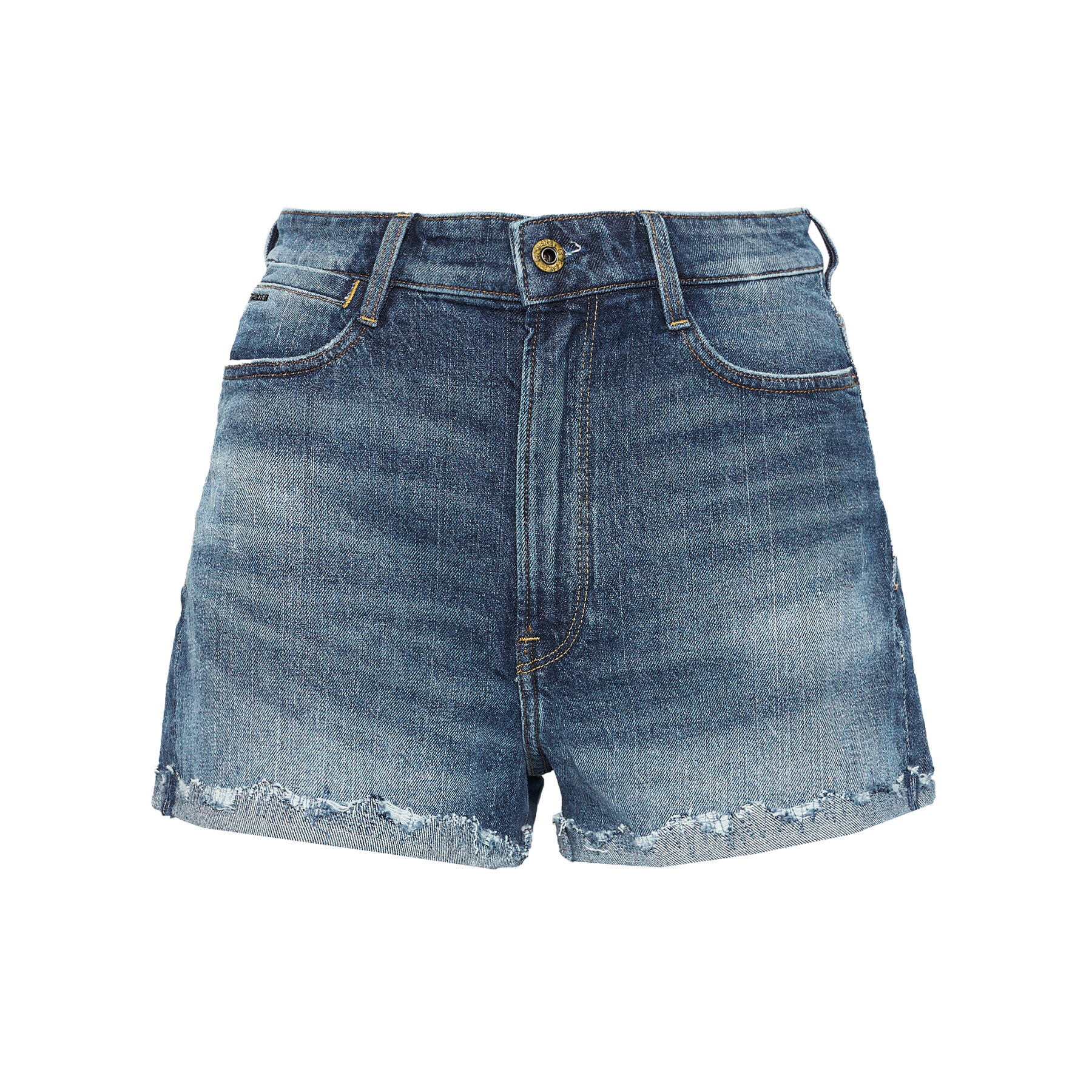 G-Star Raw Дънкови шорти Tedie D19143-C529-C289 Син Regular Fit - Pepit.bg