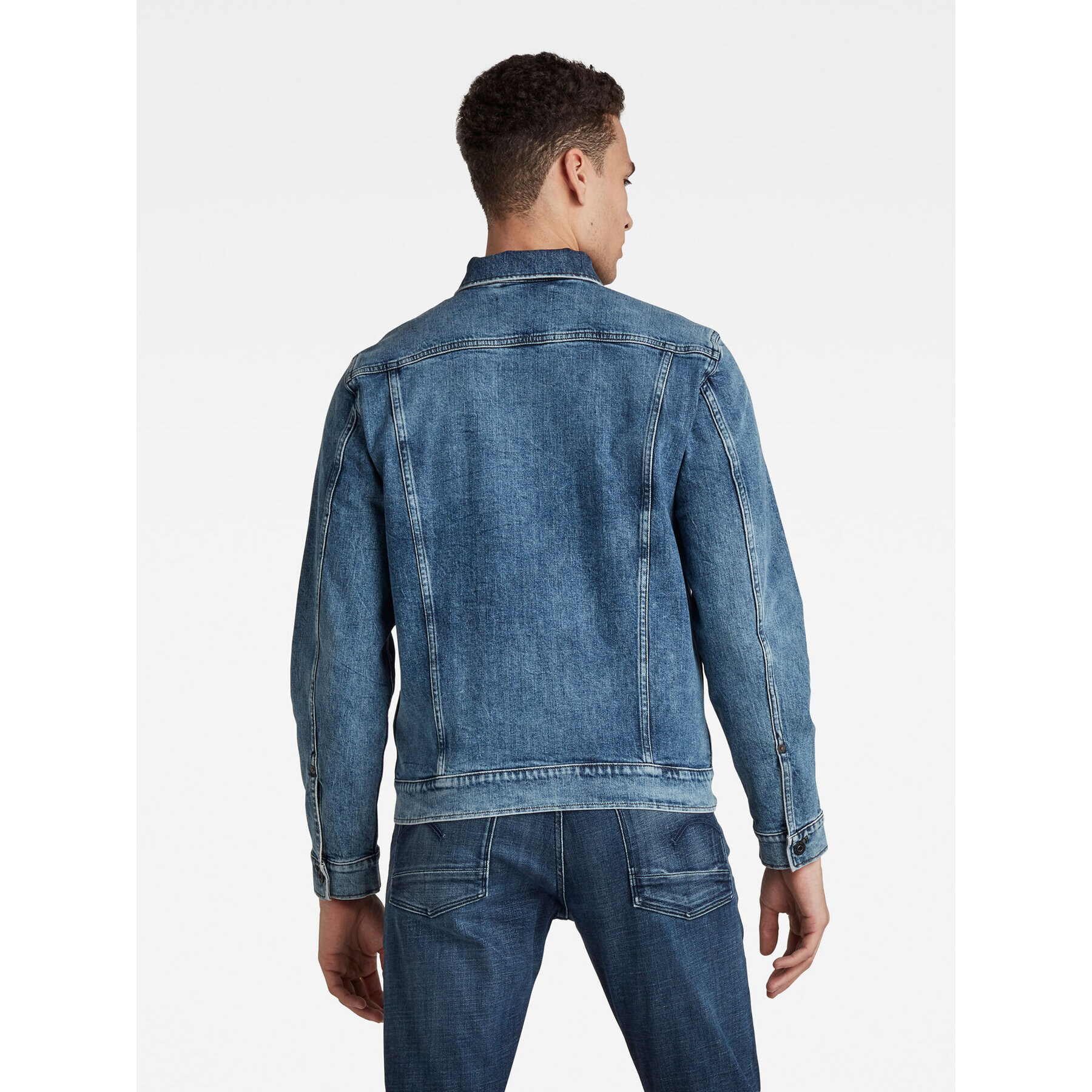 G-Star Raw Дънково яке D20086-C911-C767 Син Regular Fit - Pepit.bg