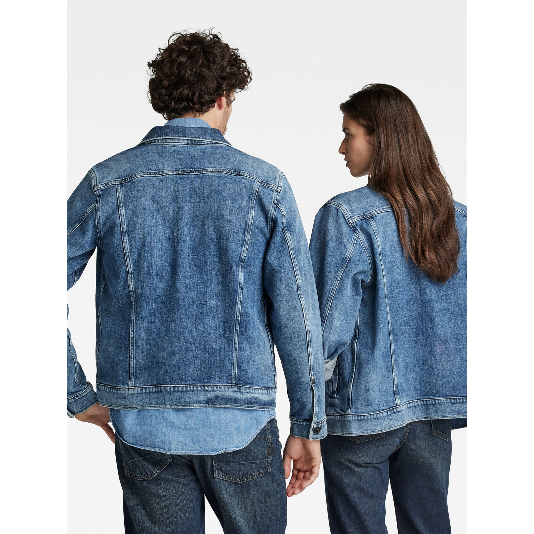 G-Star Raw Дънково яке D20086-C911-C767 Син Regular Fit - Pepit.bg