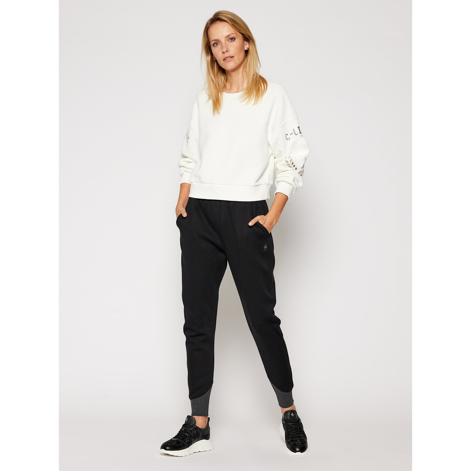 G-Star Raw Долнище анцуг Premium Core D17769-C235-6484 Черен Regular Fit - Pepit.bg