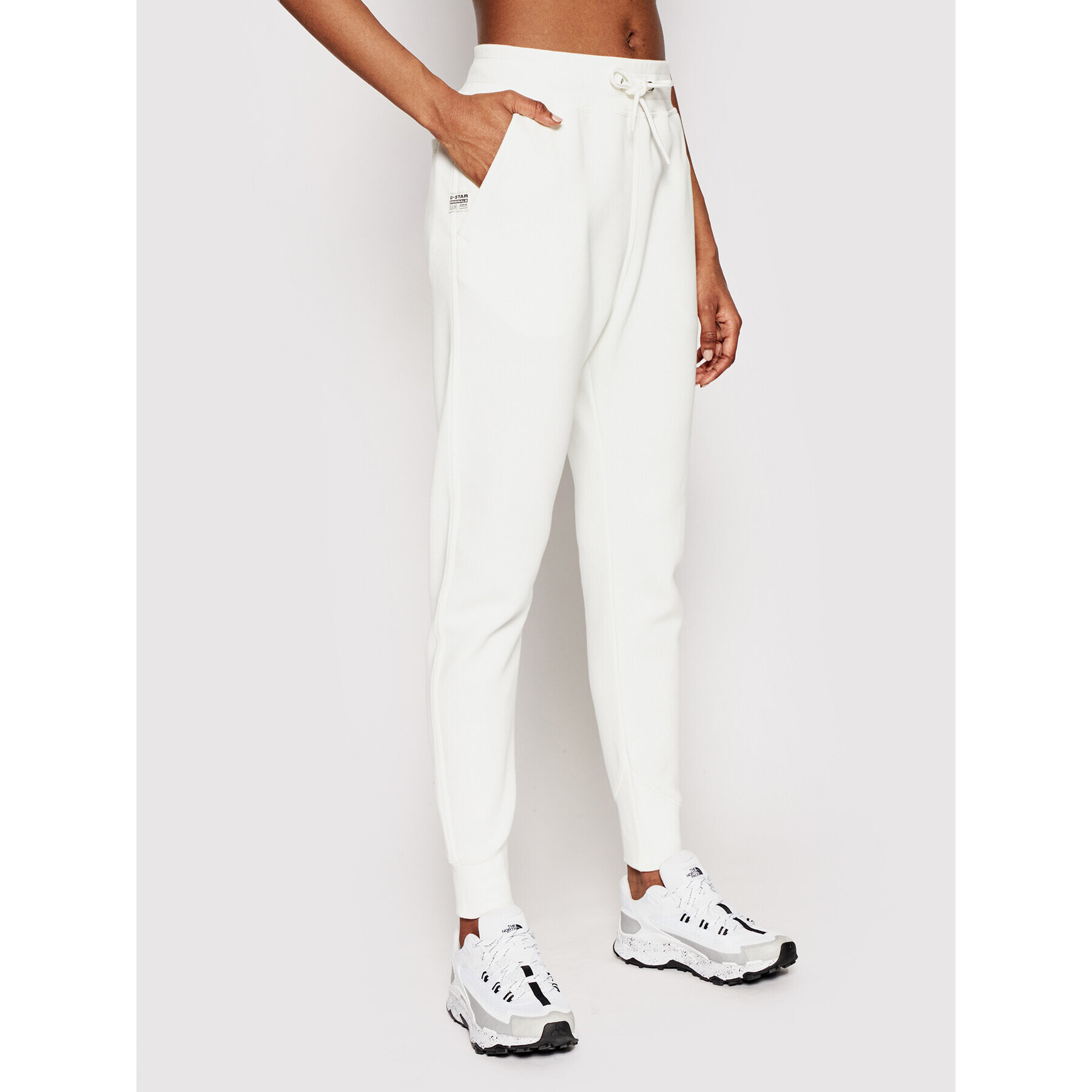 G-Star Raw Долнище анцуг Pacior D20761-C235-111 Бял Regular Fit - Pepit.bg