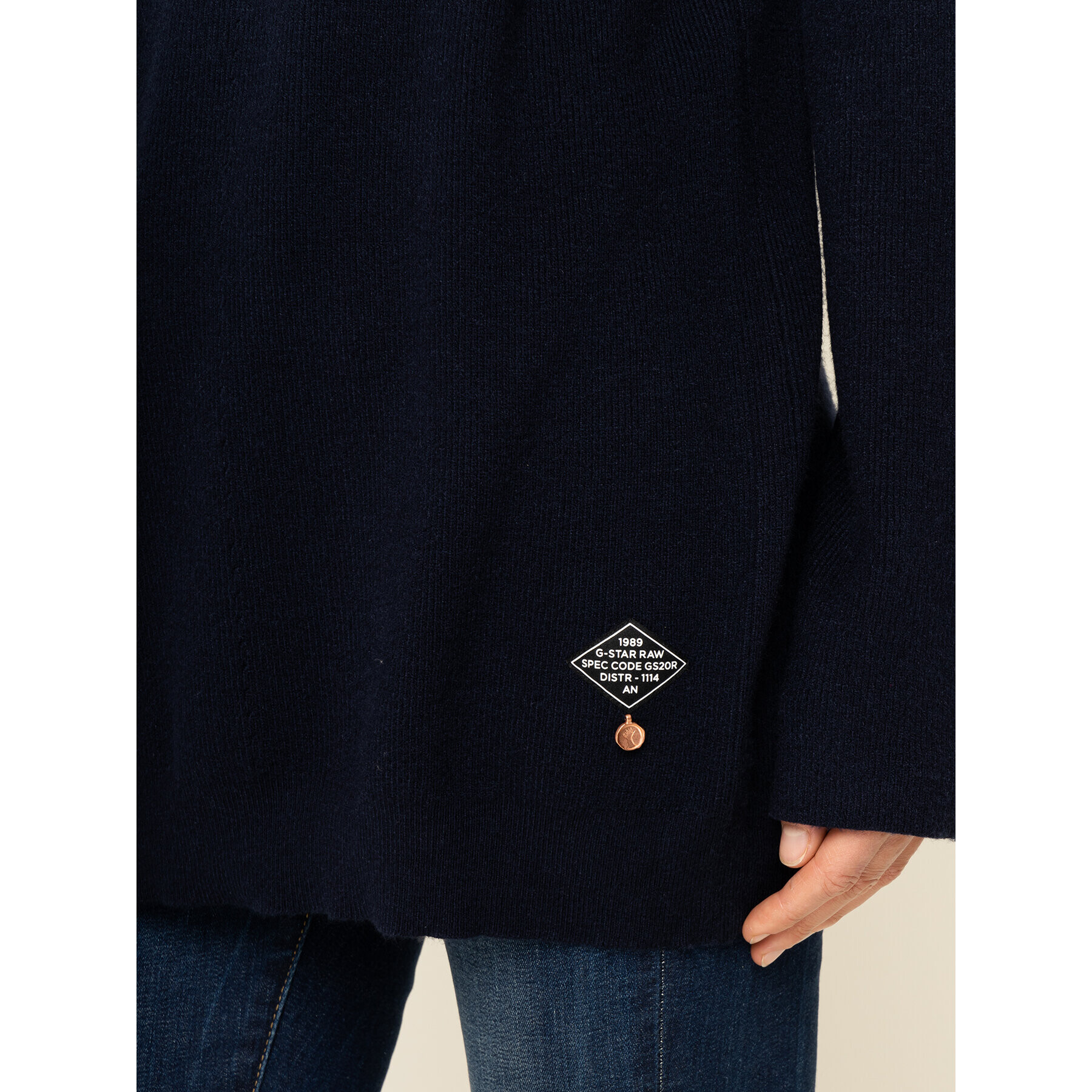 G-Star Raw Поло D15822-B415-4213 Тъмносин Regular Fit - Pepit.bg