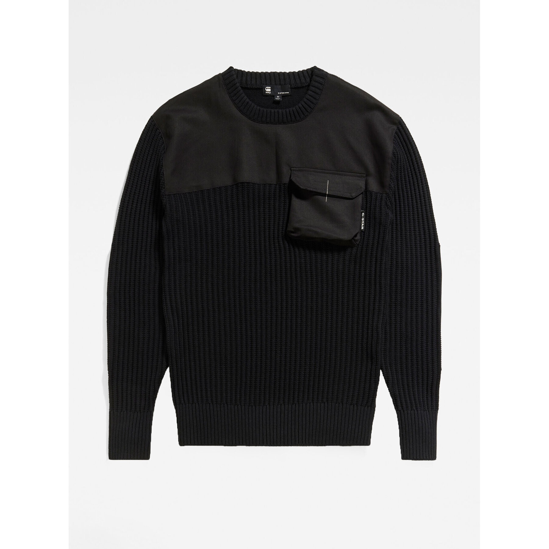 G-Star Raw Пуловер Army D23525-D496-6484 Черен Regular Fit - Pepit.bg