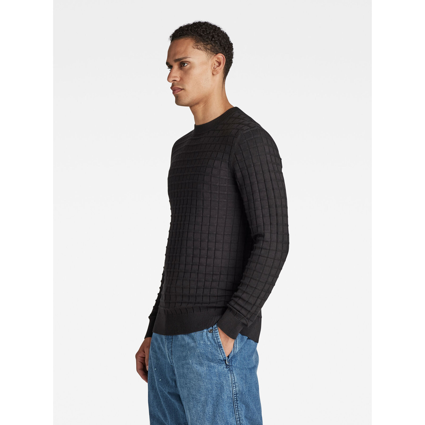 G-Star Raw Пуловер D22348-D167-6484 Черен Slim Fit - Pepit.bg