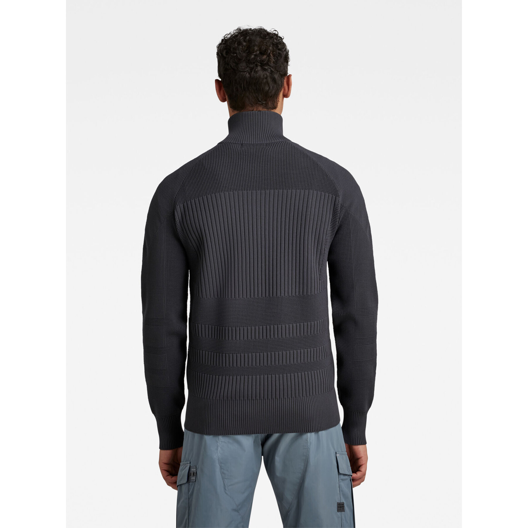 G-Star Raw Пуловер D23980-D465-992 Сив Regular Fit - Pepit.bg
