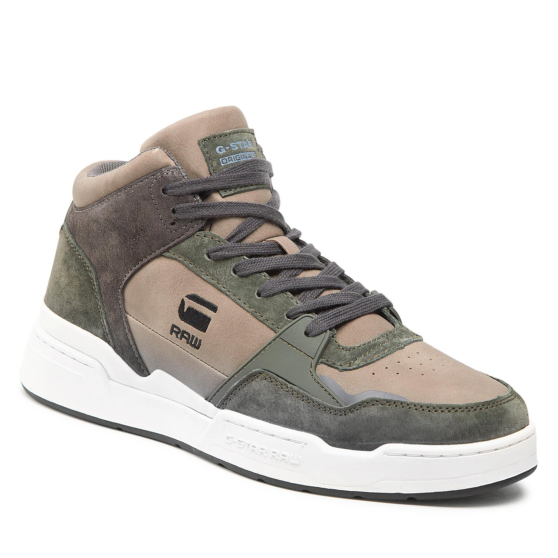 G-Star Raw Сникърси Attaacc Mid Blk M 2242 040716 Каки - Pepit.bg