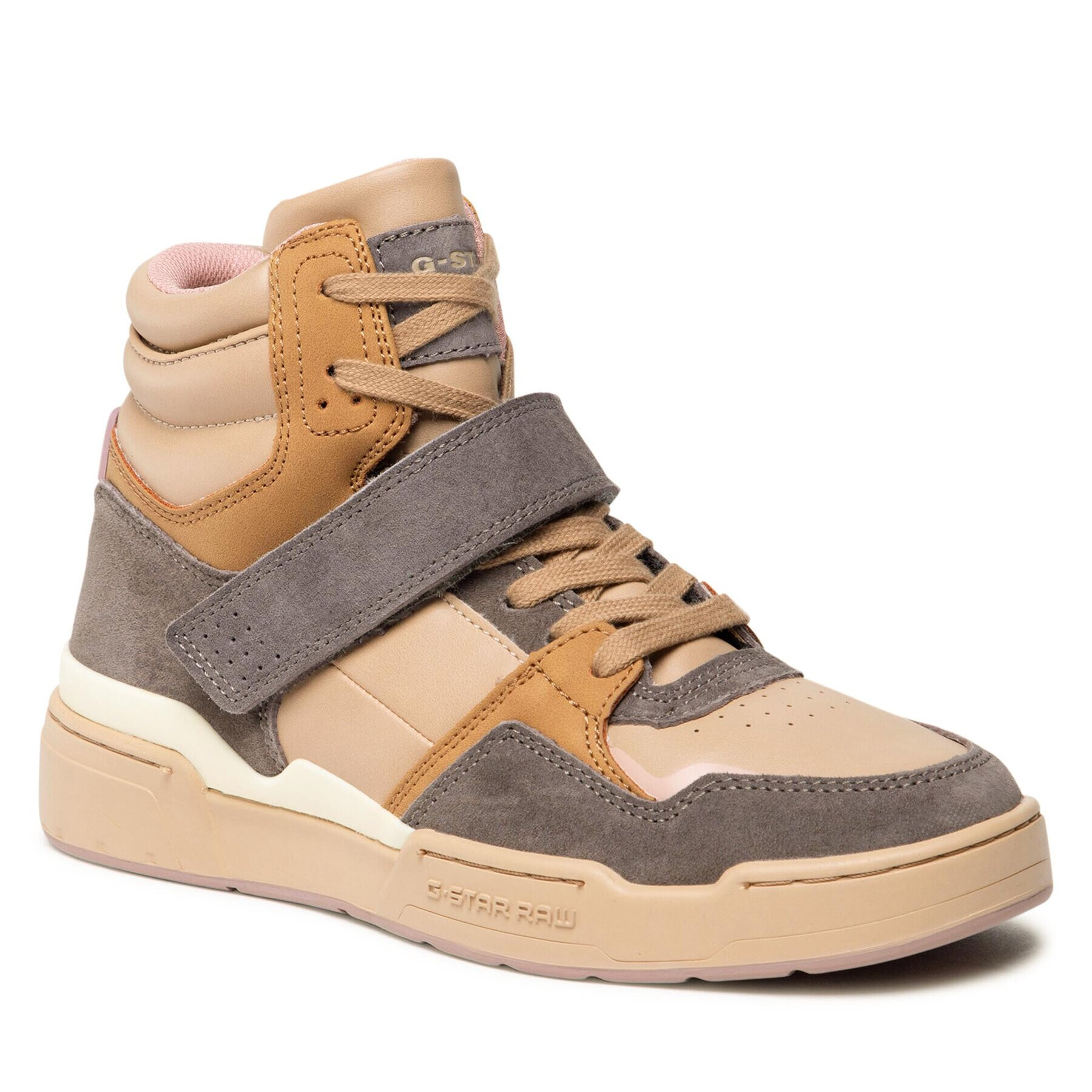 G-Star Raw Сникърси Attac Mid Nub 2211 040710 Кафяв - Pepit.bg