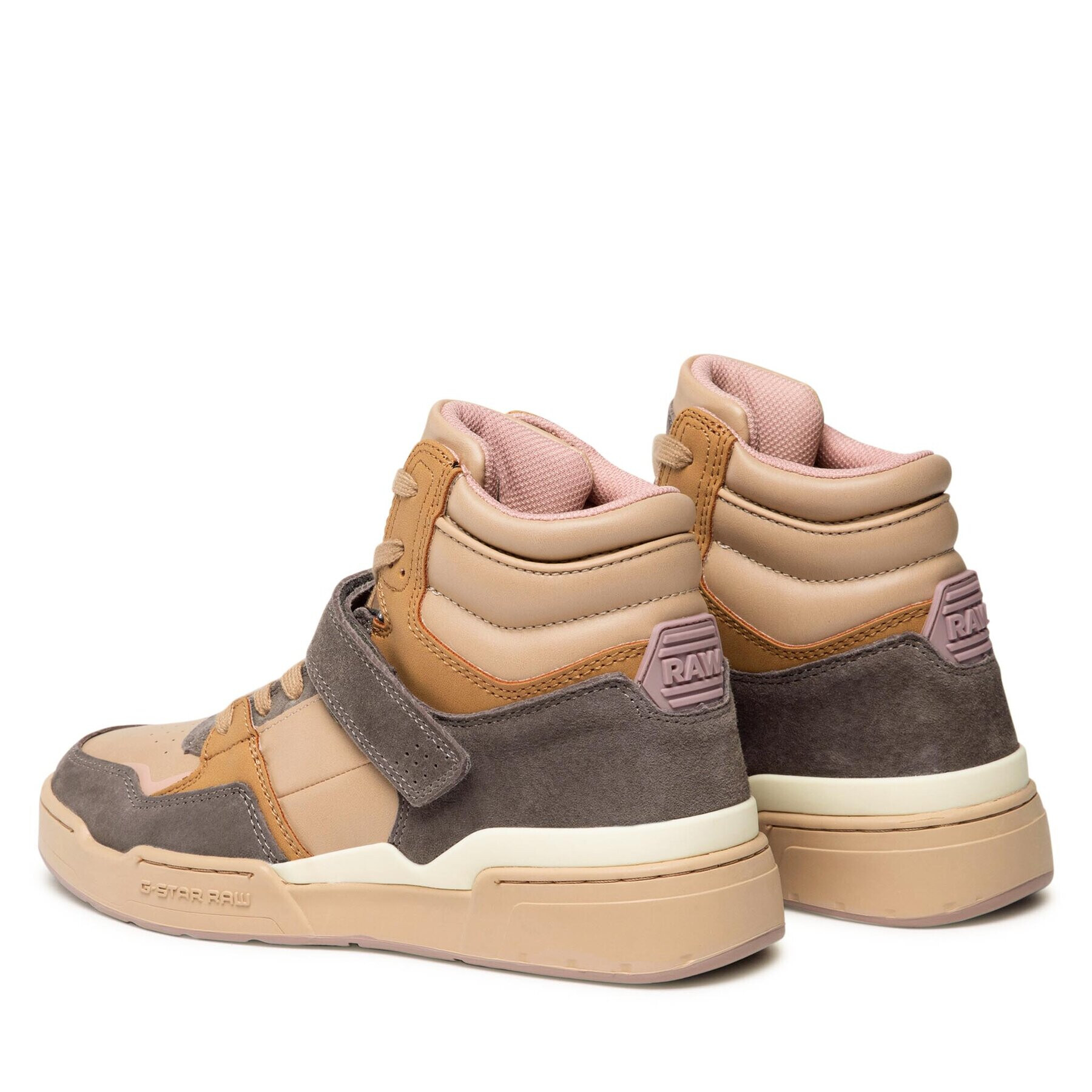 G-Star Raw Сникърси Attac Mid Nub 2211 040710 Кафяв - Pepit.bg