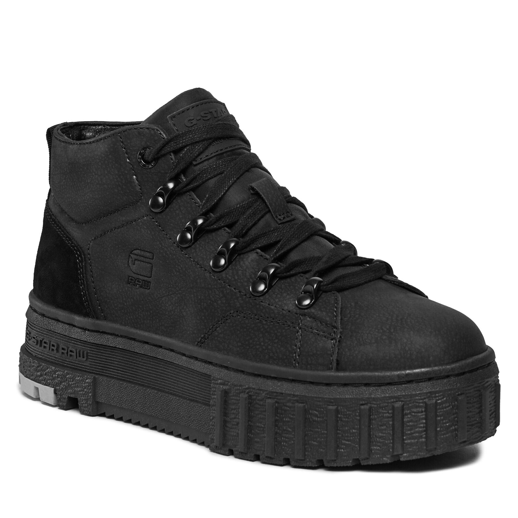 G-Star Raw Сникърси Lhana Mid Tmb Nub W 2341 055706 Черен - Pepit.bg