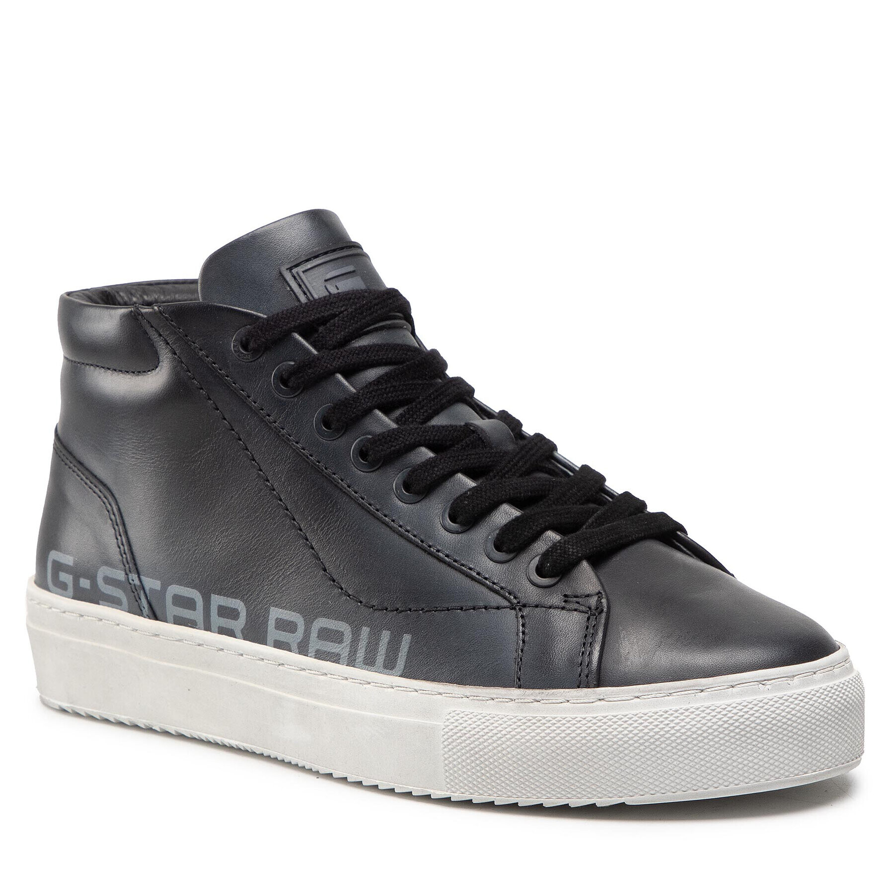 G-Star Raw Сникърси Loam Mid Worn W 2141 006504 Черен - Pepit.bg