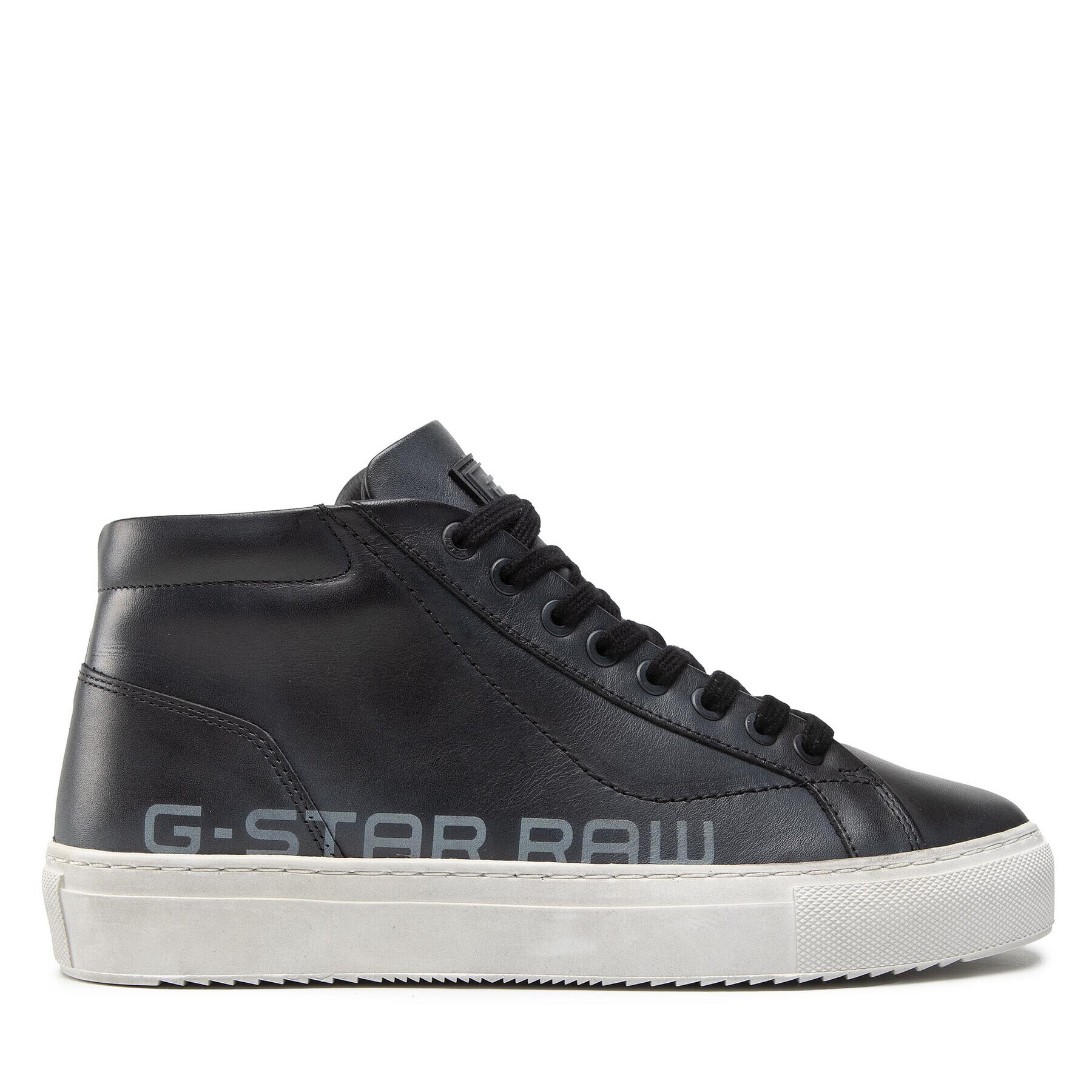 G-Star Raw Сникърси Loam Mid Worn W 2141 006504 Черен - Pepit.bg