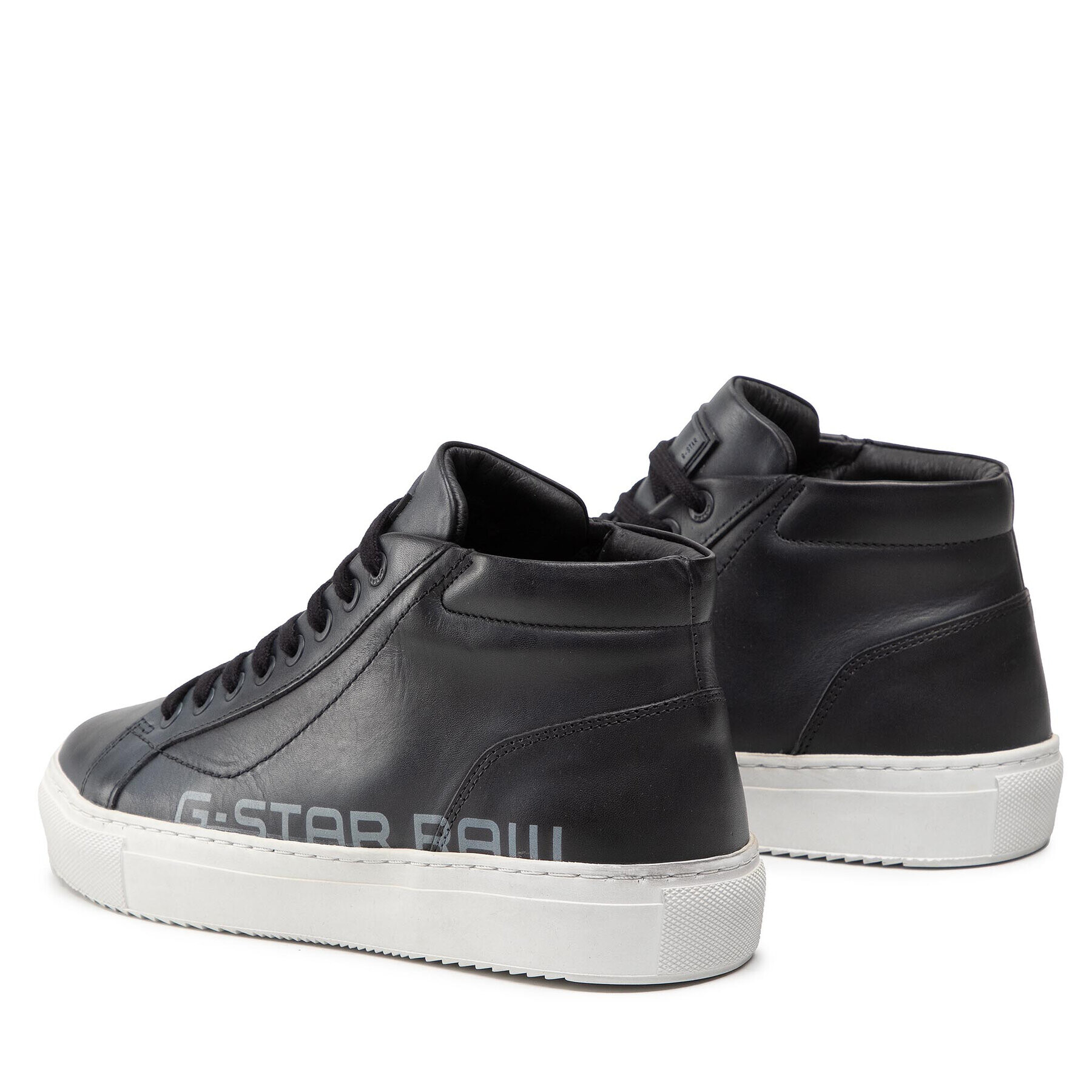 G-Star Raw Сникърси Loam Mid Worn W 2141 006504 Черен - Pepit.bg