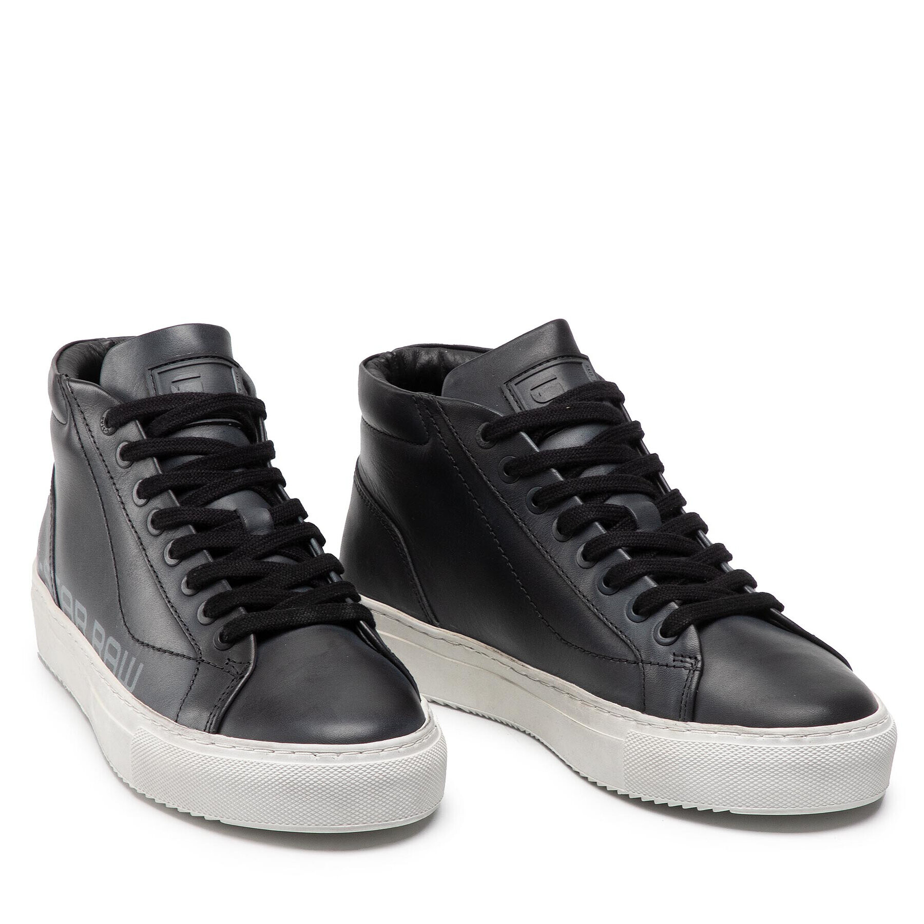 G-Star Raw Сникърси Loam Mid Worn W 2141 006504 Черен - Pepit.bg