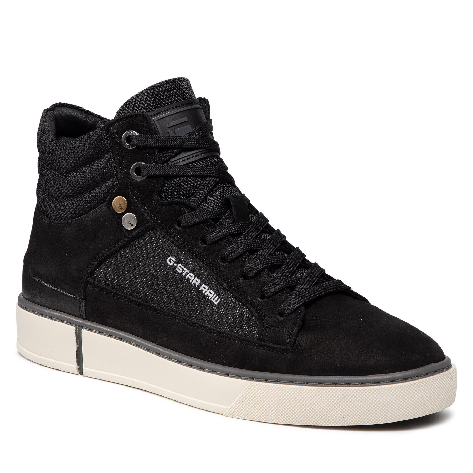 G-Star Raw Сникърси Ravond Mid Dnm 2142 005505 Черен - Pepit.bg