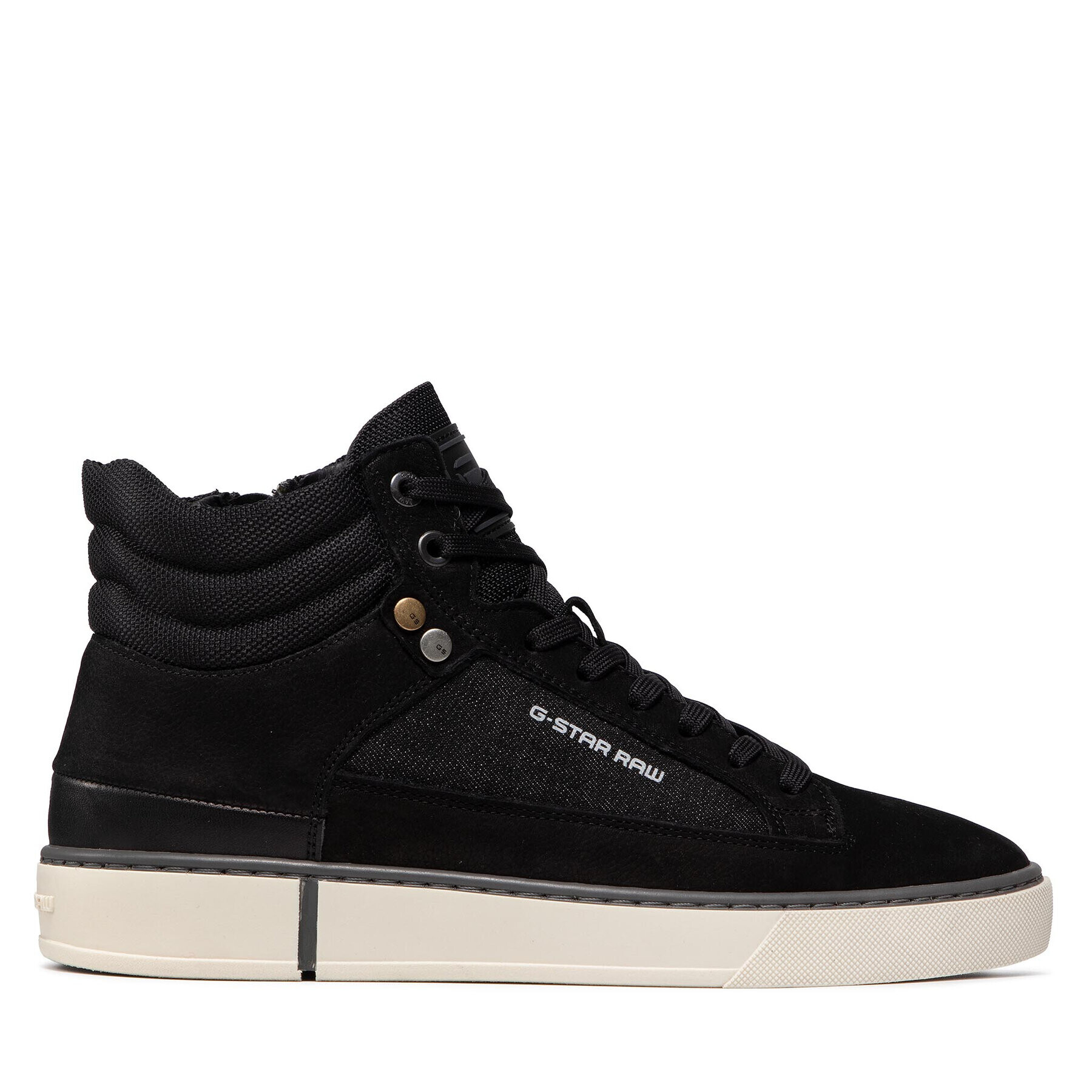 G-Star Raw Сникърси Ravond Mid Dnm 2142 005505 Черен - Pepit.bg