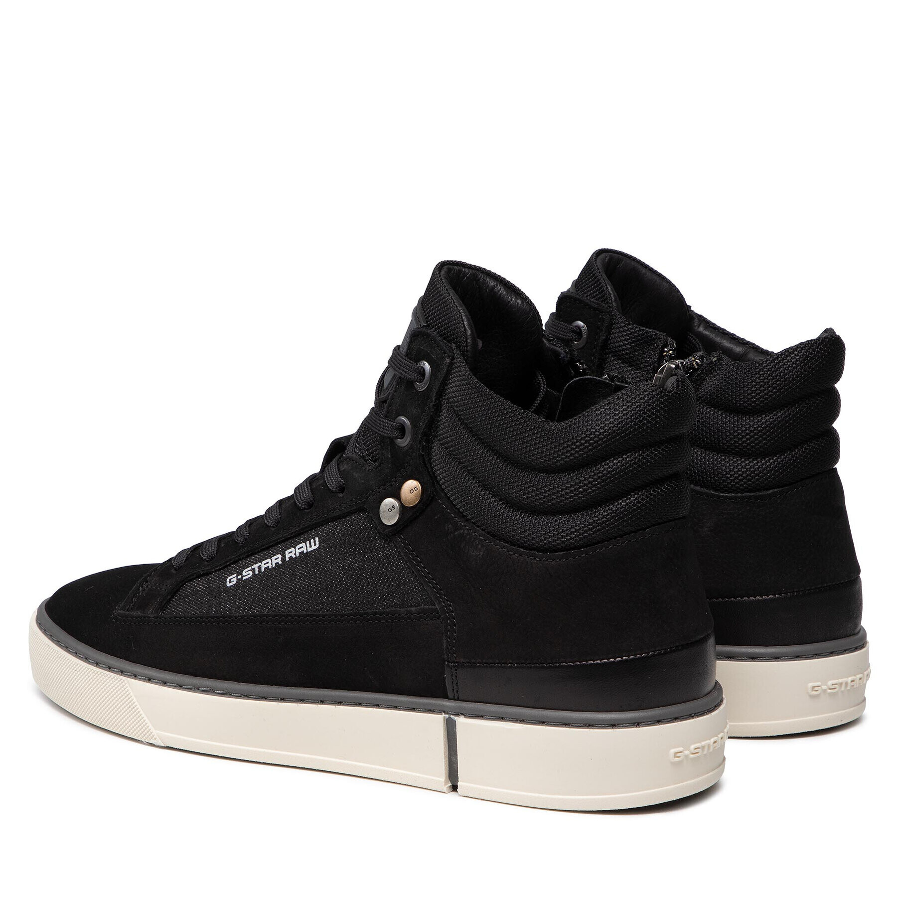 G-Star Raw Сникърси Ravond Mid Dnm 2142 005505 Черен - Pepit.bg