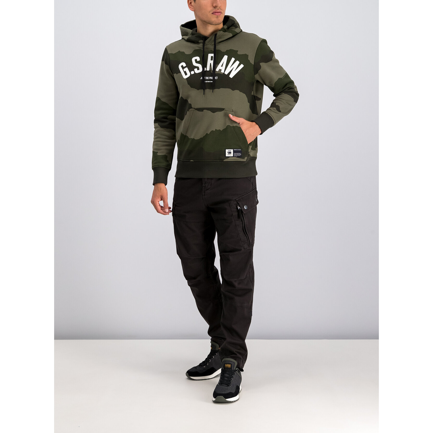 G-Star Raw Суитшърт D14731-B531-A695 Зелен Regular Fit - Pepit.bg