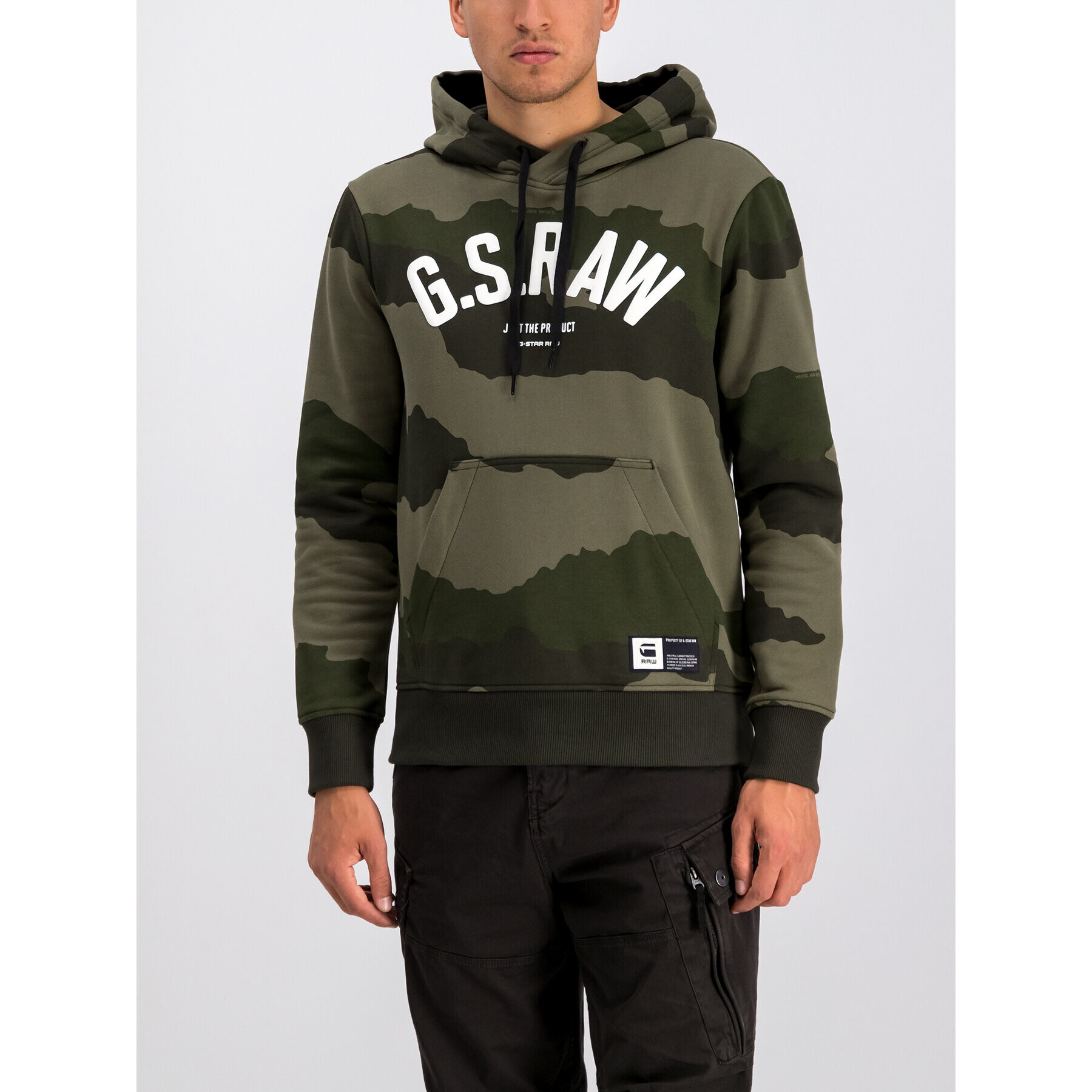 G-Star Raw Суитшърт D14731-B531-A695 Зелен Regular Fit - Pepit.bg