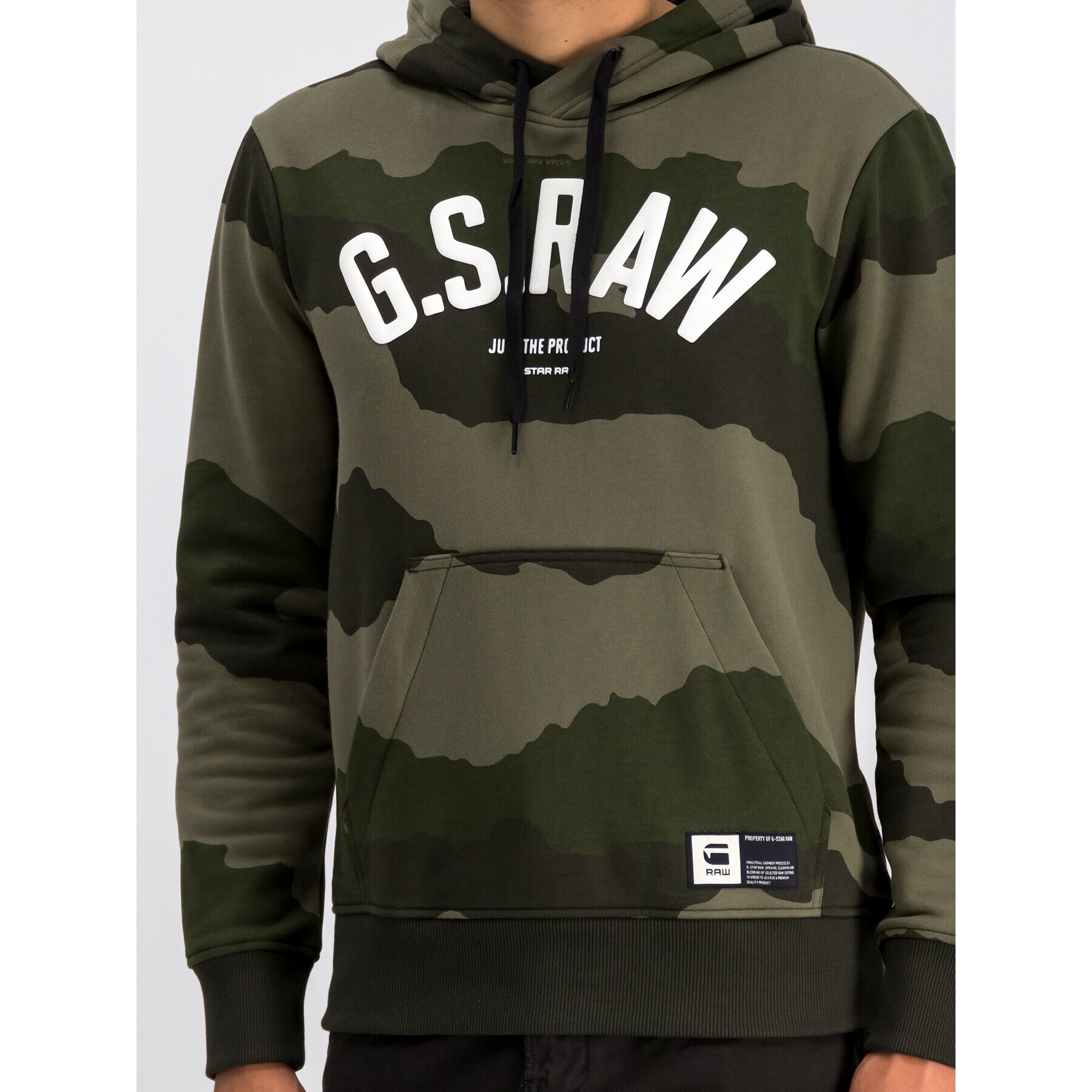 G-Star Raw Суитшърт D14731-B531-A695 Зелен Regular Fit - Pepit.bg