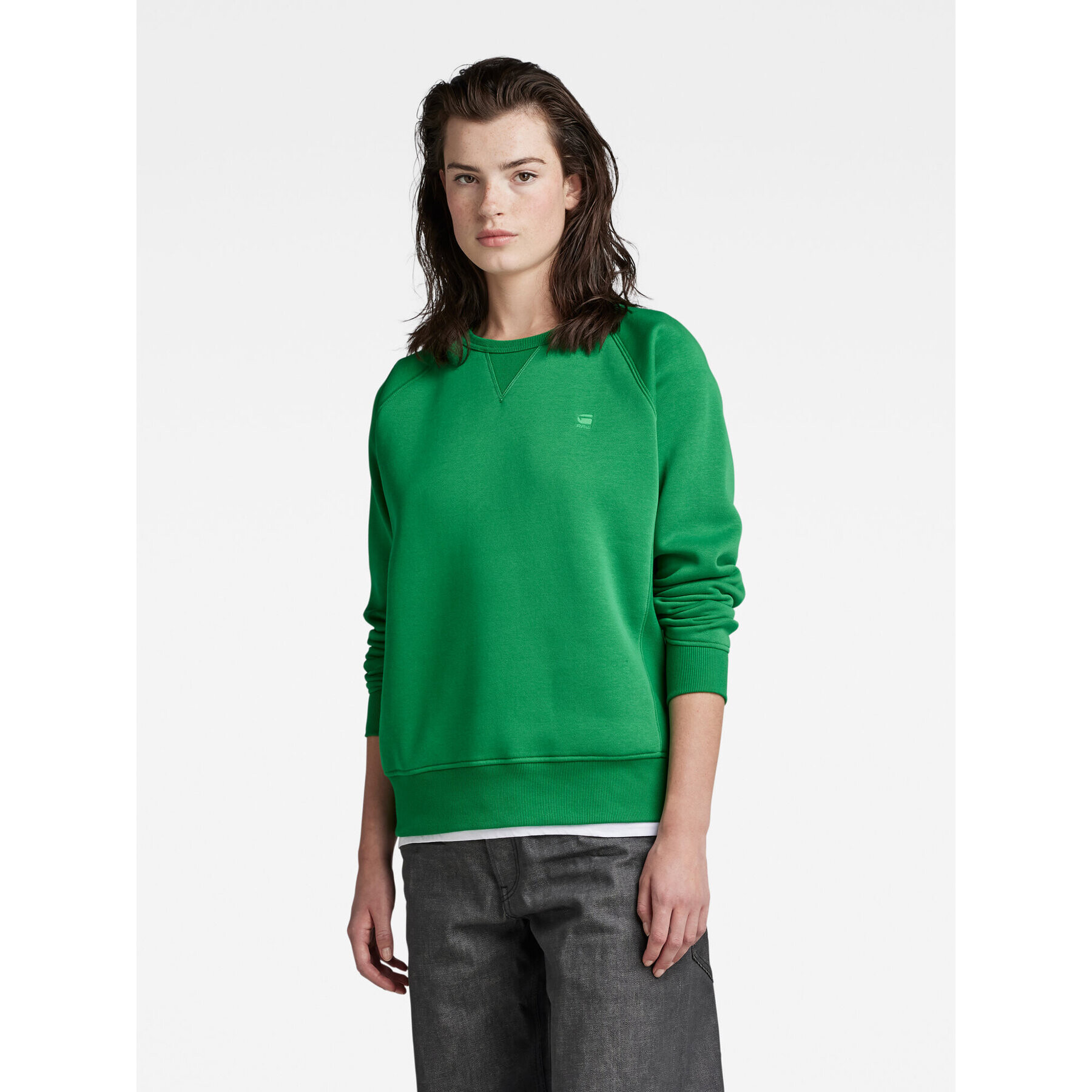 G-Star Raw Суитшърт D21253-C235-D608 Зелен Regular Fit - Pepit.bg