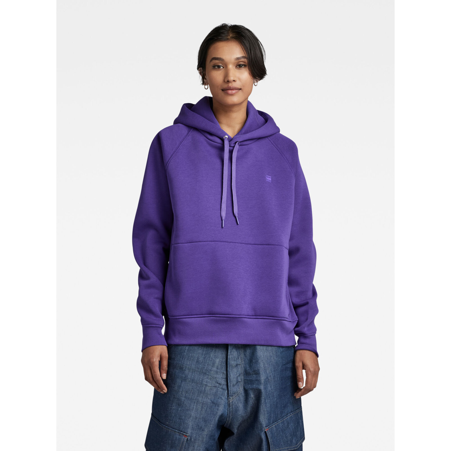 G-Star Raw Суитшърт D21255-C235-5616 Виолетов Regular Fit - Pepit.bg