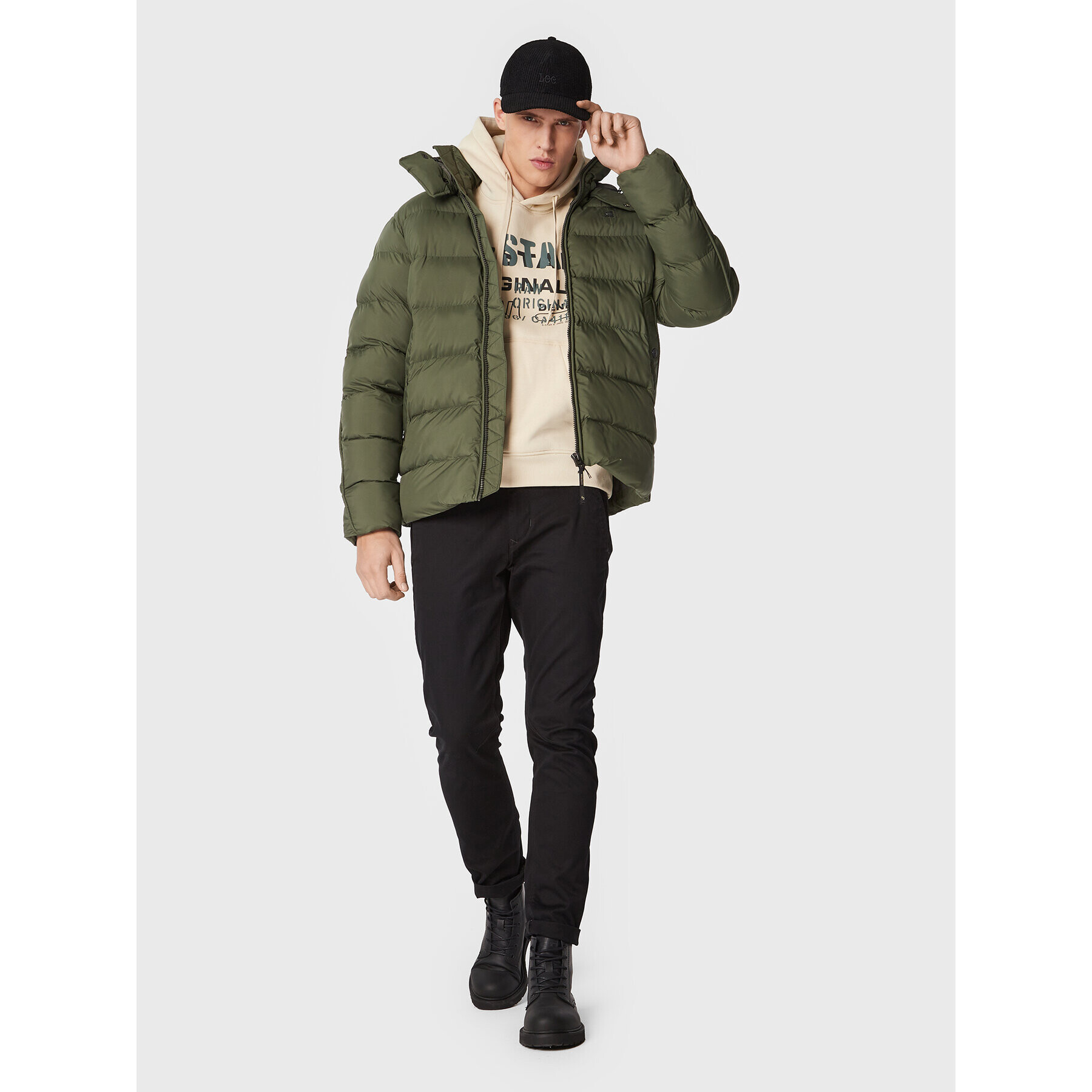 G-Star Raw Суитшърт D22232-A971-D309 Бежов Regular Fit - Pepit.bg