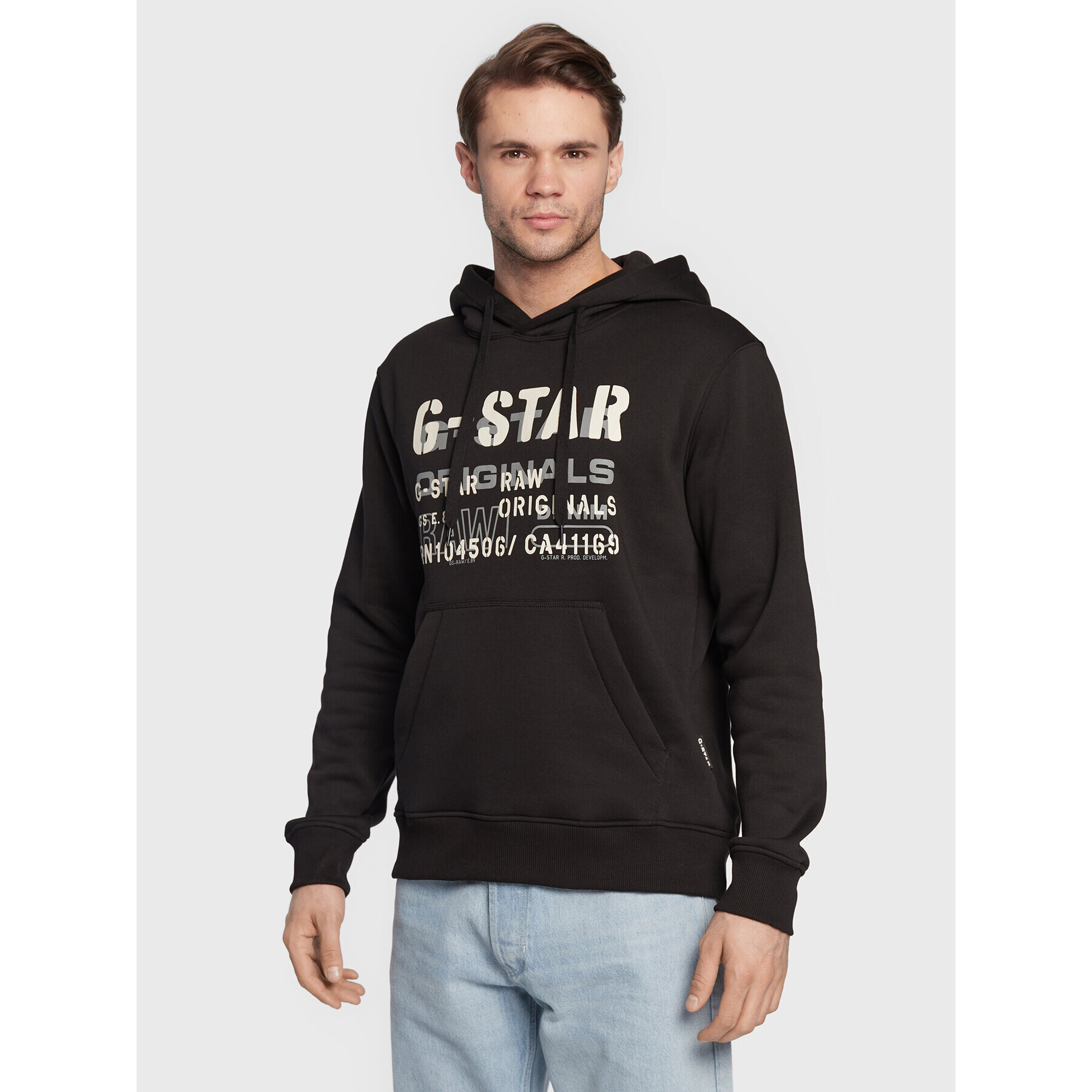 G-Star Raw Суитшърт Multi Layer Originals D22232-A971-6484 Черен Regular Fit - Pepit.bg