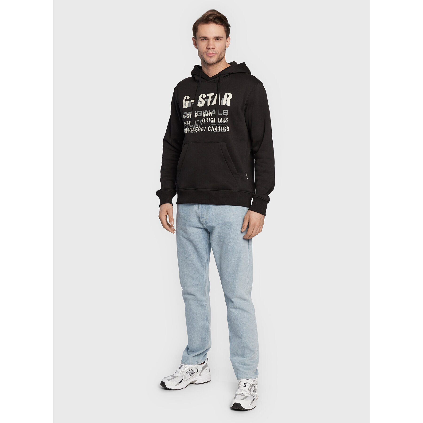 G-Star Raw Суитшърт Multi Layer Originals D22232-A971-6484 Черен Regular Fit - Pepit.bg