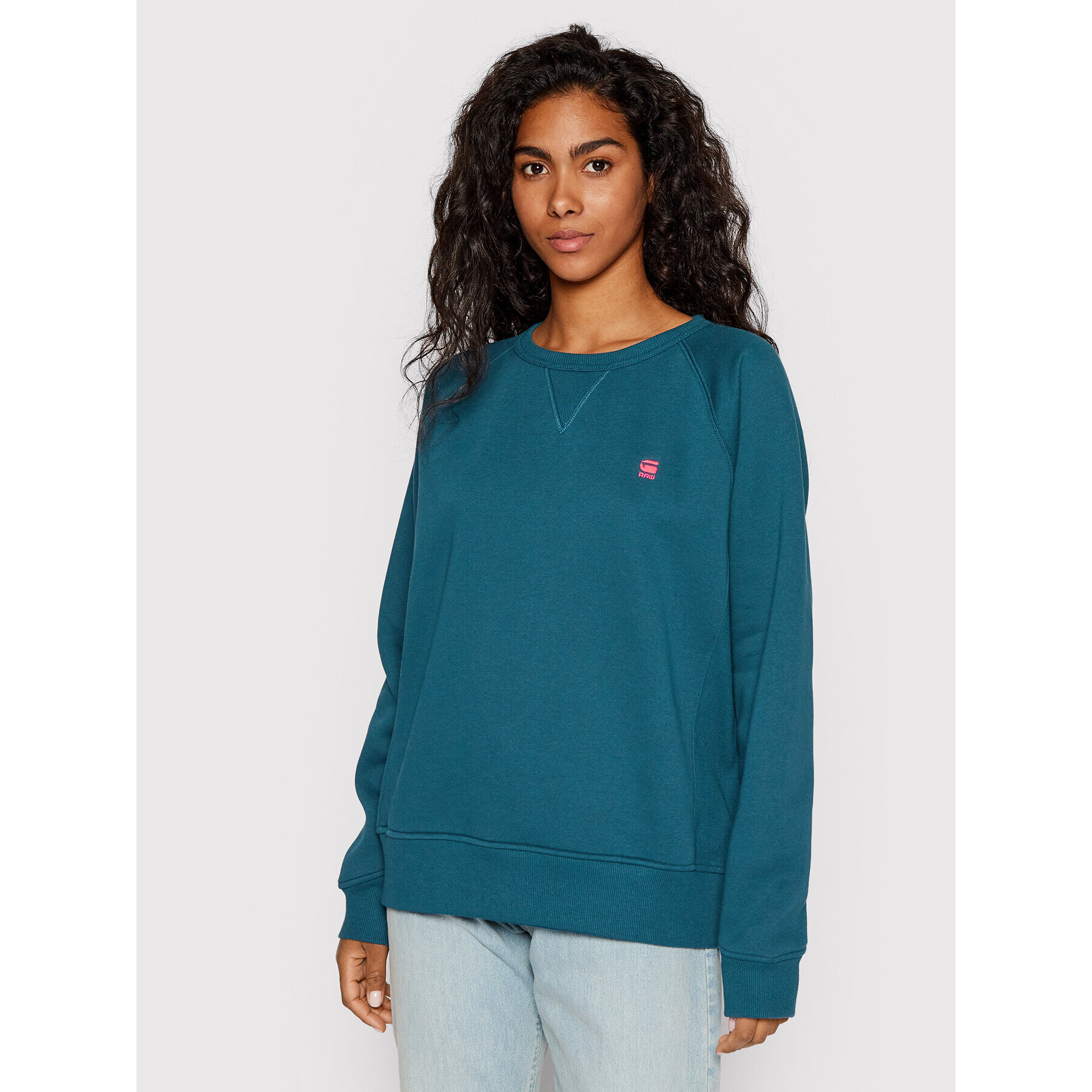 G-Star Raw Суитшърт Premium Core 2.0 D21253-C235-1861 Син Regular Fit - Pepit.bg