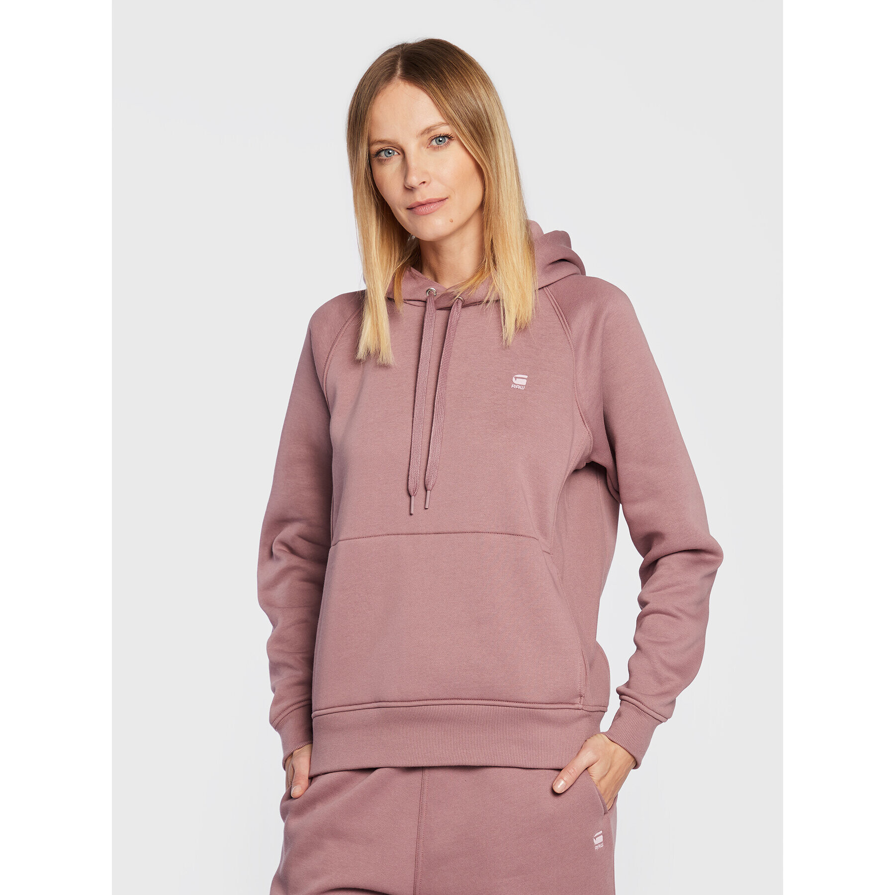 G-Star Raw Суитшърт Premium Core 2.0 D21255-C235-D310 Виолетов Regular Fit - Pepit.bg