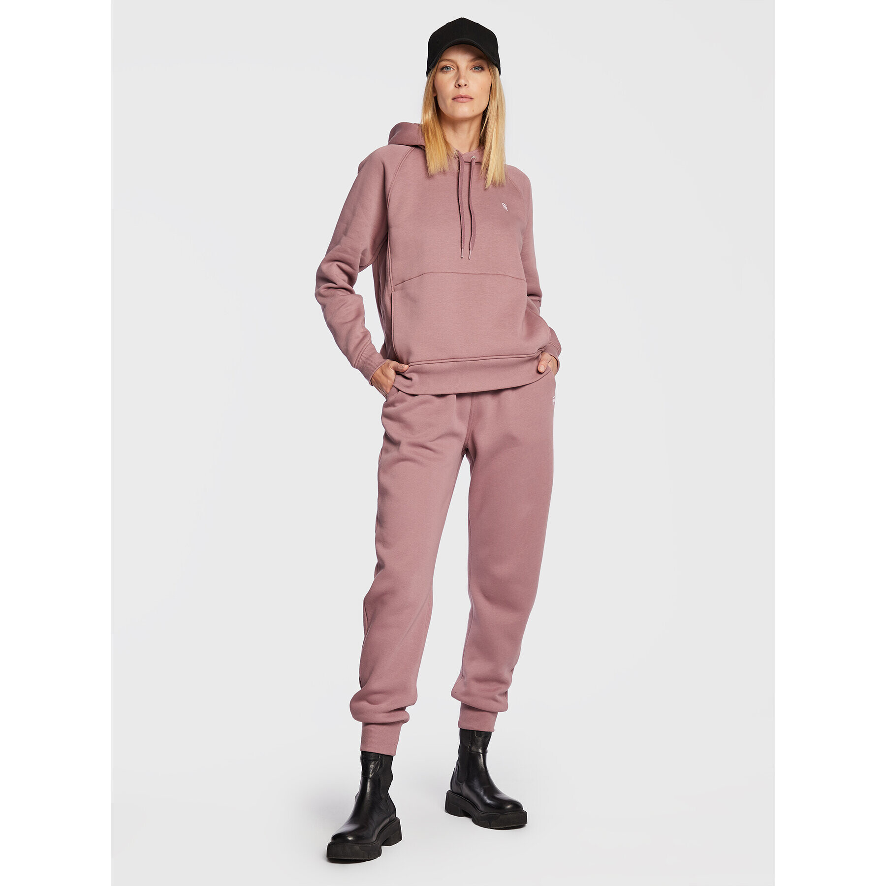 G-Star Raw Суитшърт Premium Core 2.0 D21255-C235-D310 Виолетов Regular Fit - Pepit.bg