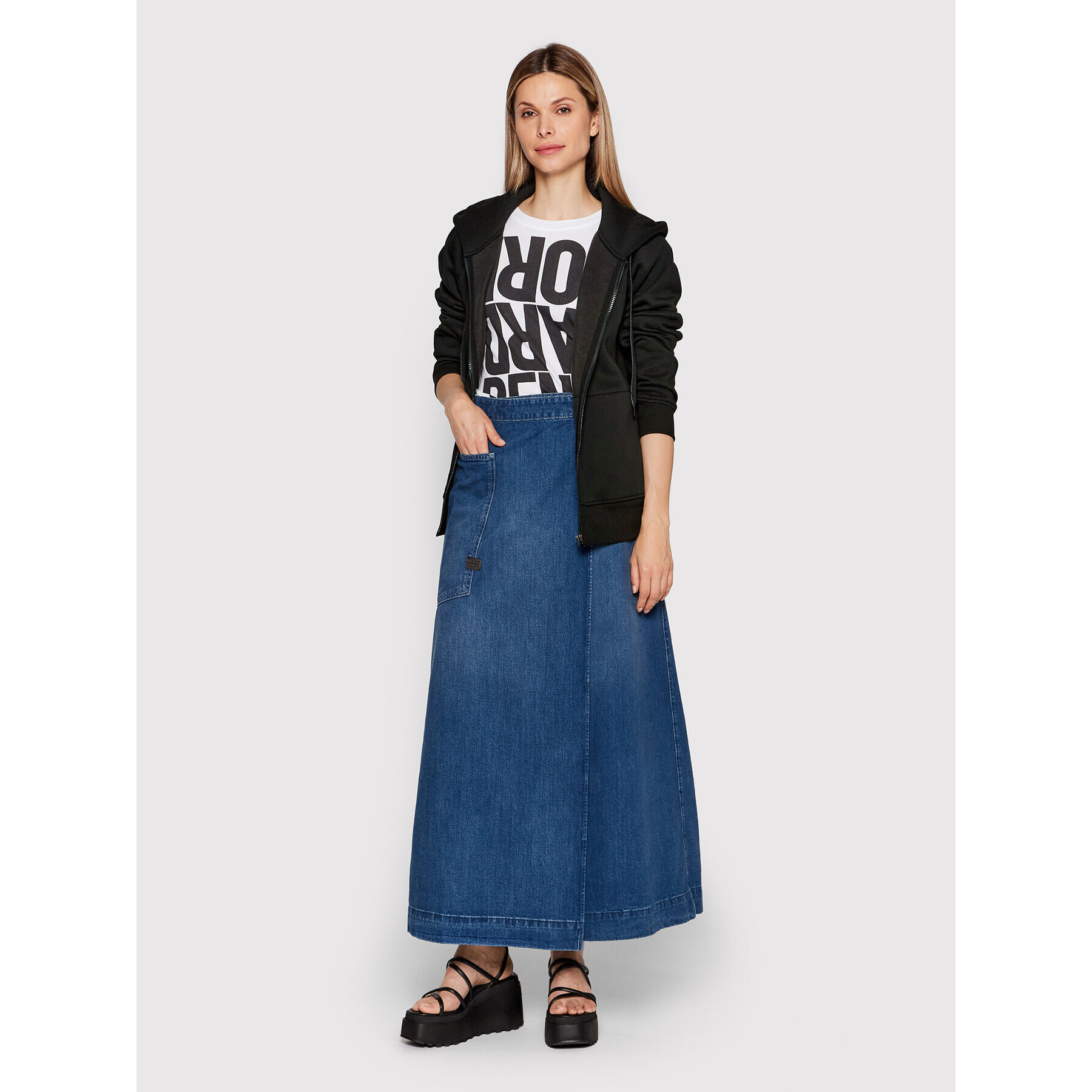 G-Star Raw Суитшърт Premium Core 2.0 D21256-C235-6484 Черен Regular Fit - Pepit.bg