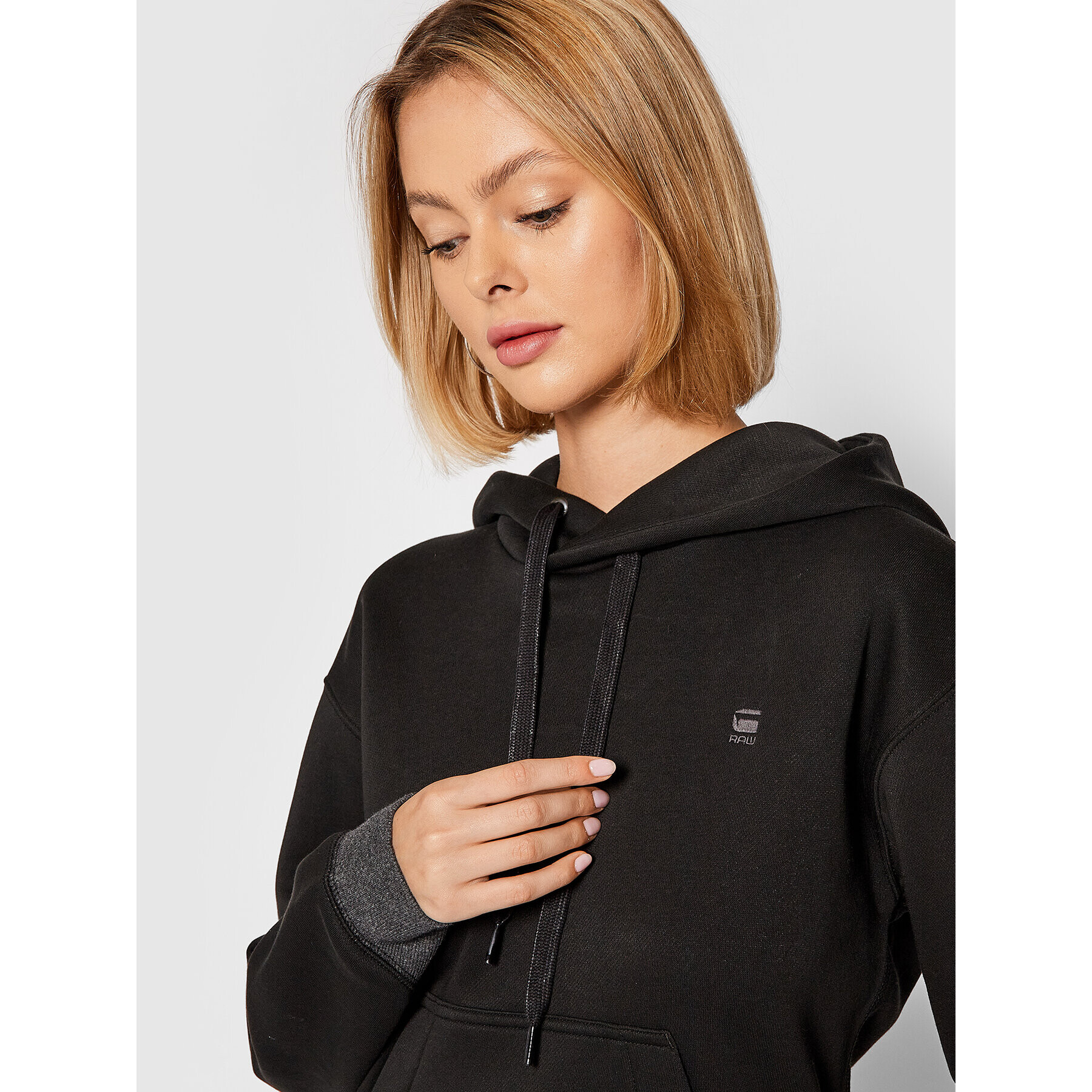 G-Star Raw Суитшърт Premium Core Черен Regular Fit - Pepit.bg