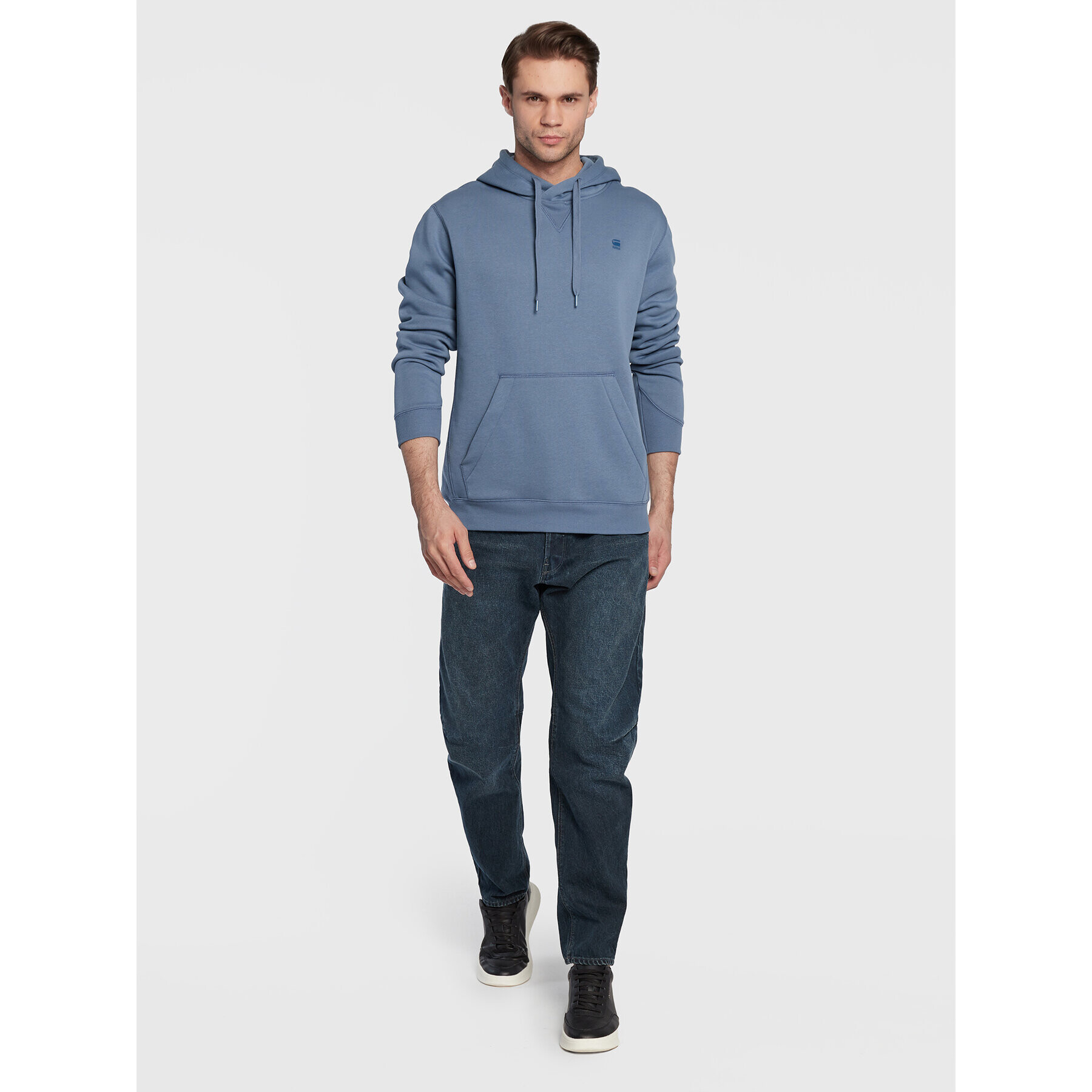 G-Star Raw Суитшърт Premium Core D16121-C235-2182 Син Regular Fit - Pepit.bg